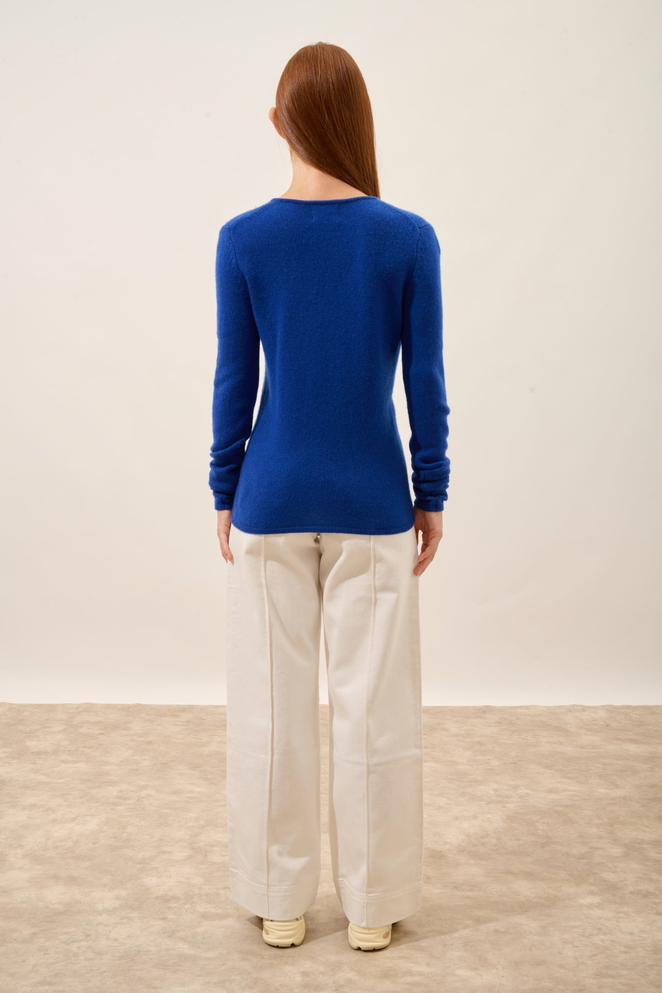 ABBY pull col v outremer