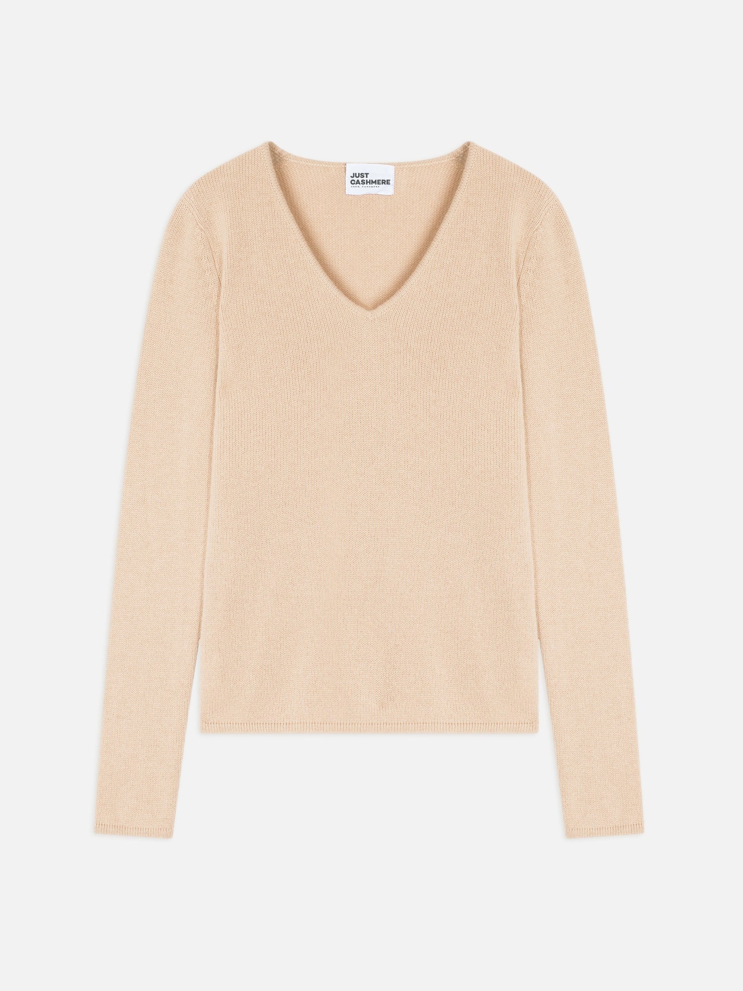 ABBY v-neck sweater sand