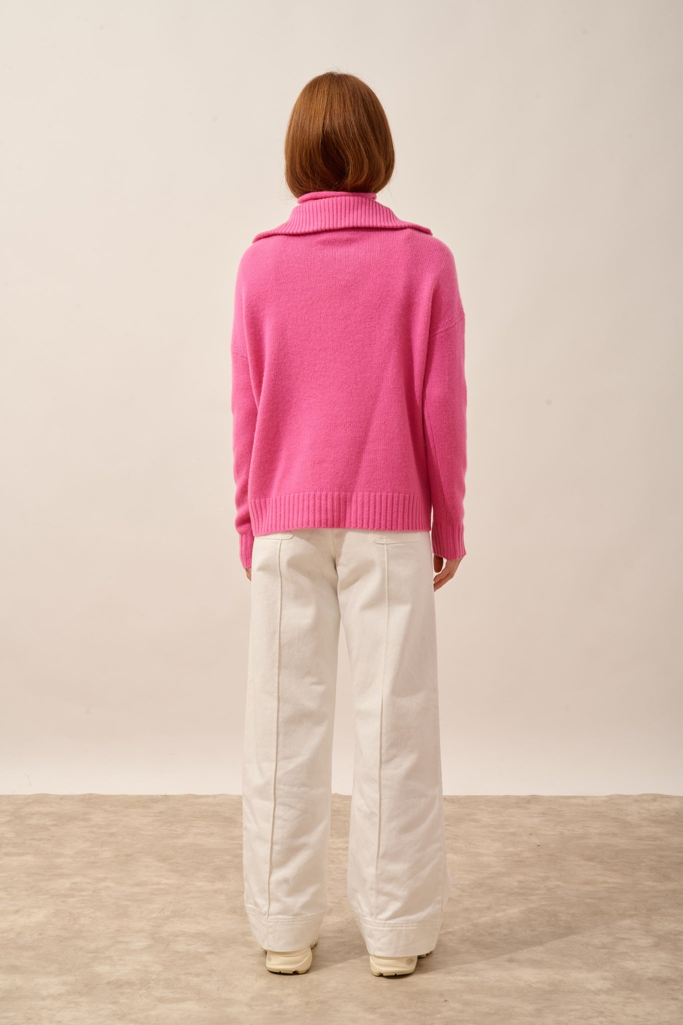 AKAR pull camionneur 6 fils rose