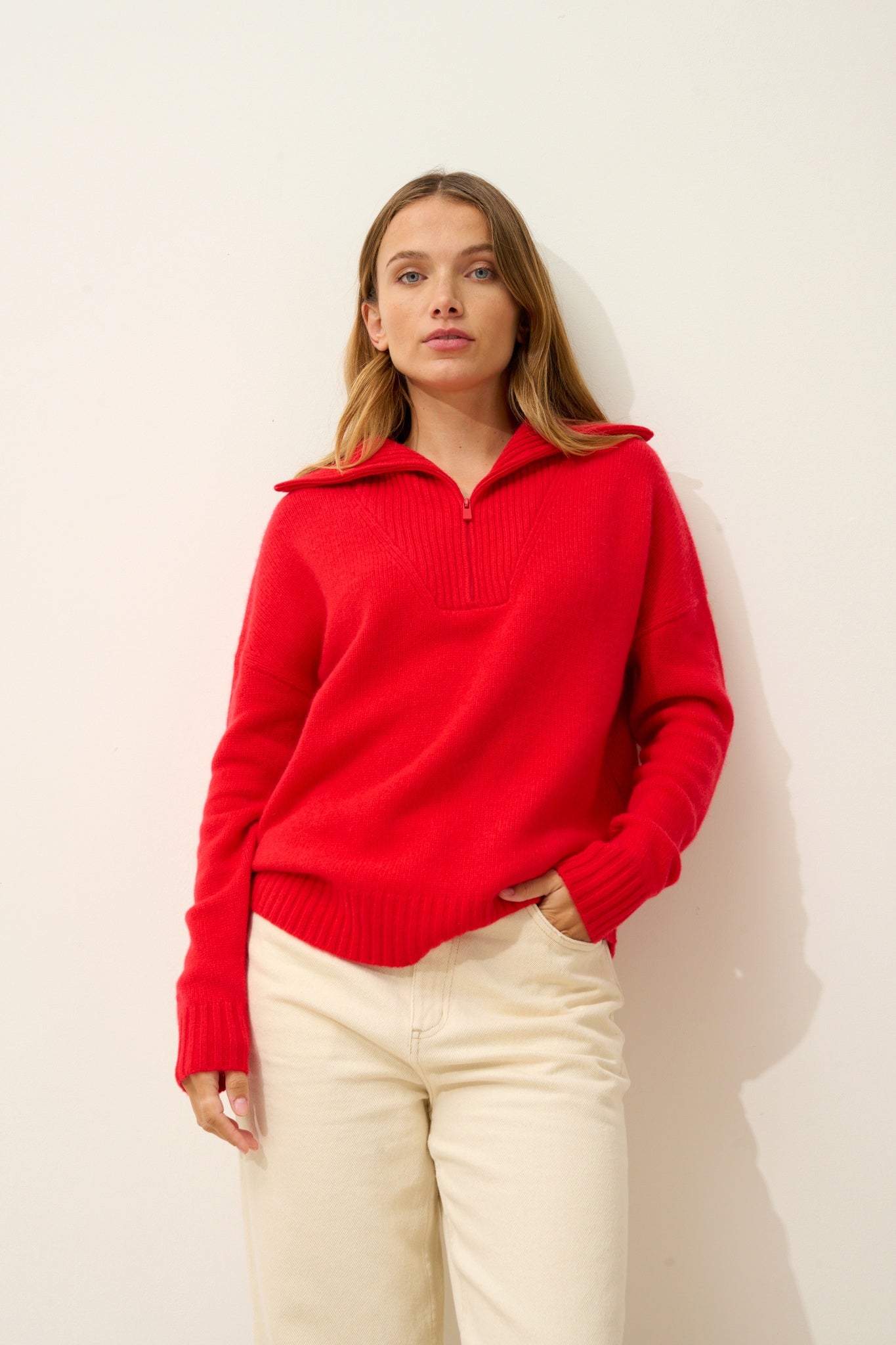 AKAR pull col camionneur carmin