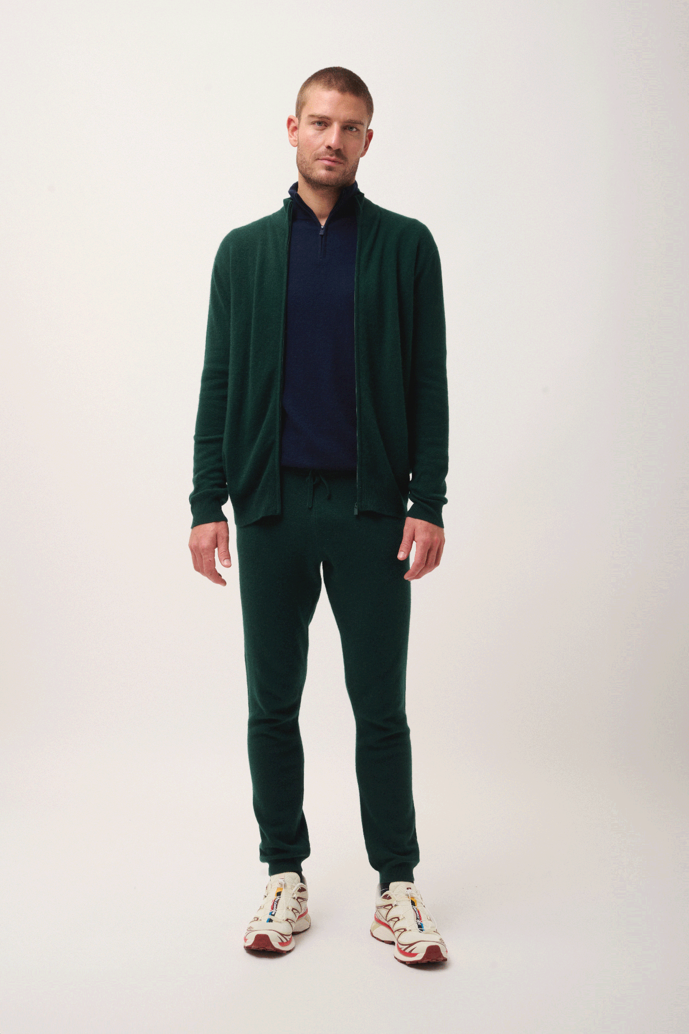 ALAN cypress high-neck cardigan
