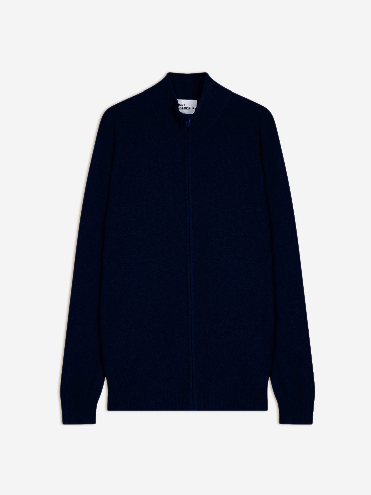 ALAN navy high-neck cardigan