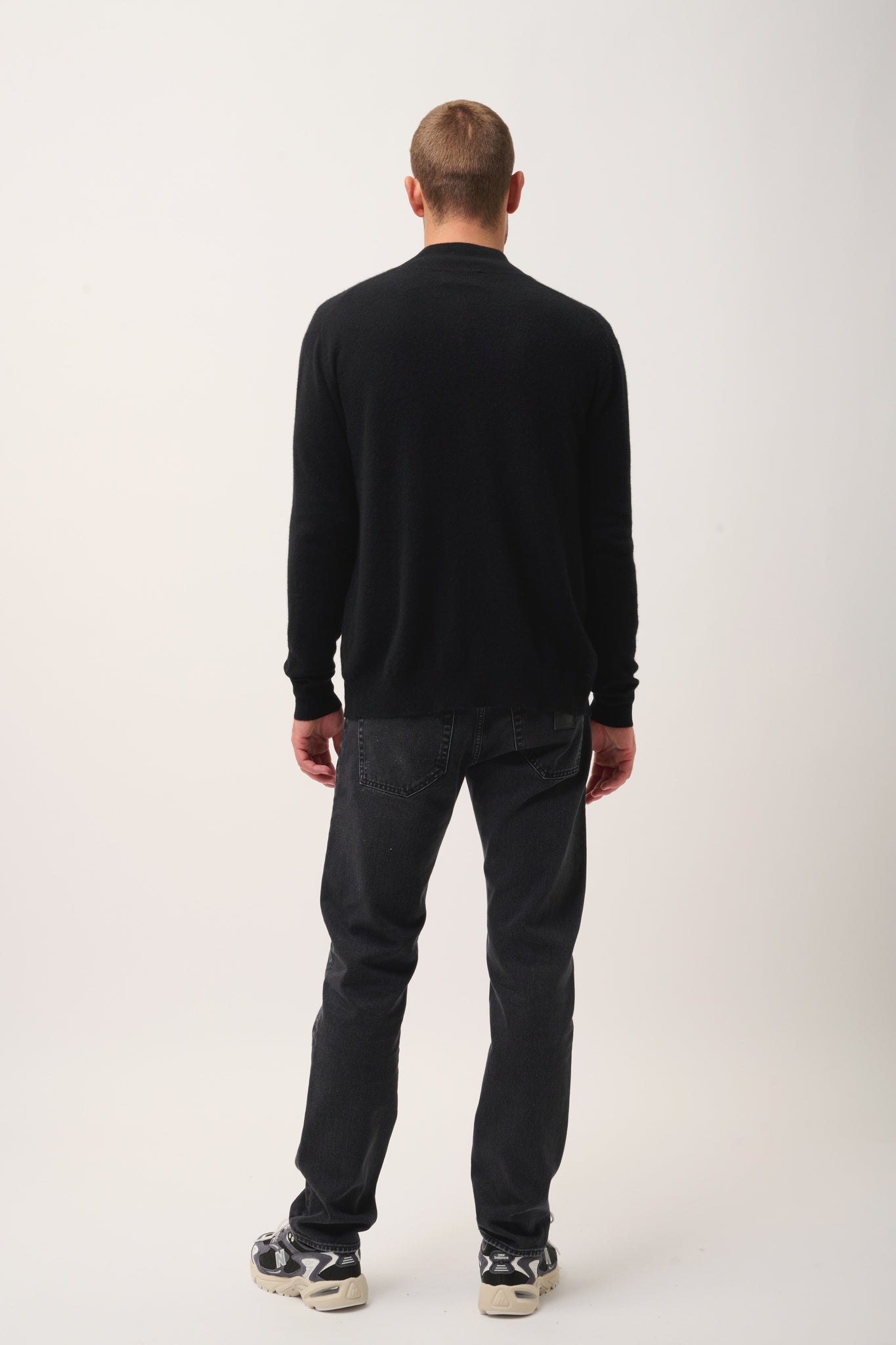 ALAN gilet col montant noir