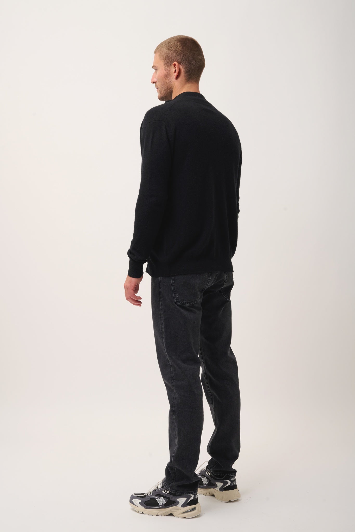 ALAN gilet col montant noir