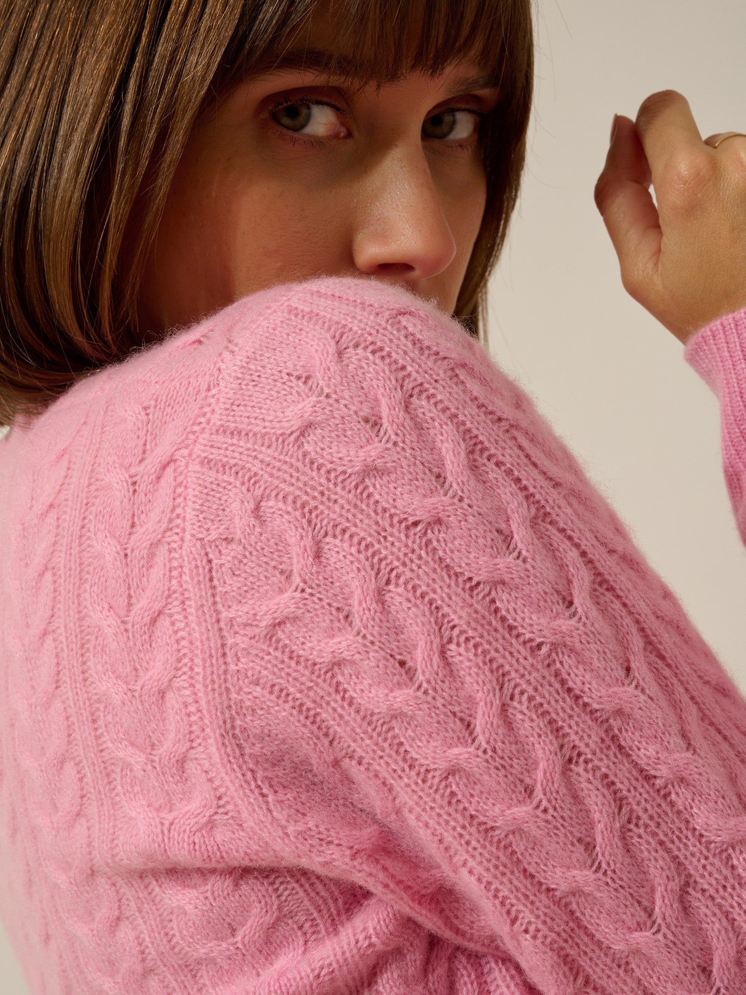 alice pull col rond 4 fils dragée