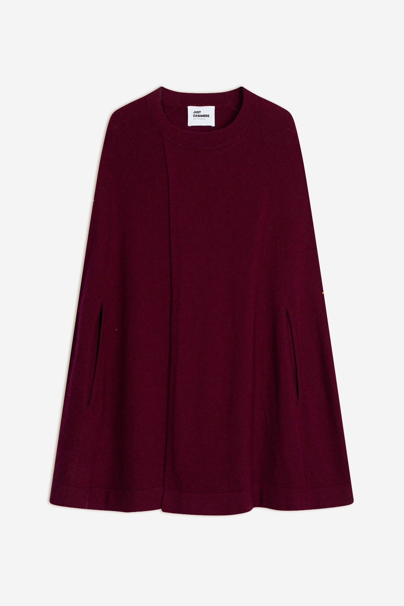 alloa cape ouverte col rond bordeaux