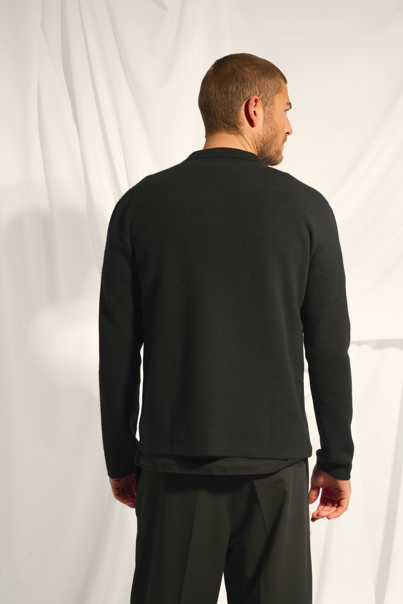 ALVAR veste col tailleur noir