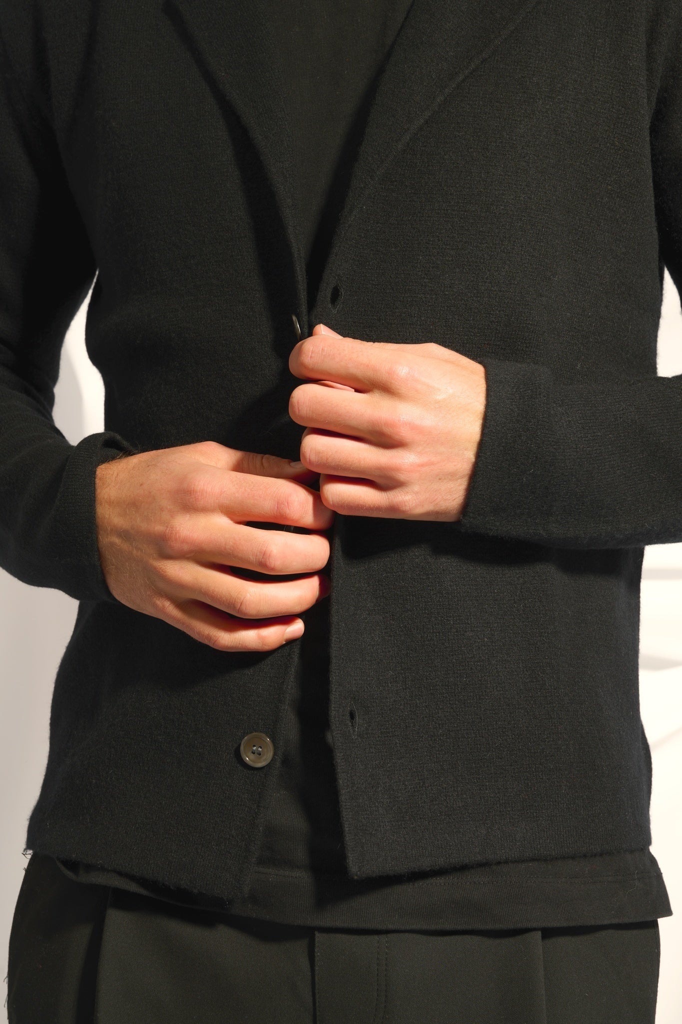 ALVAR veste col tailleur noir