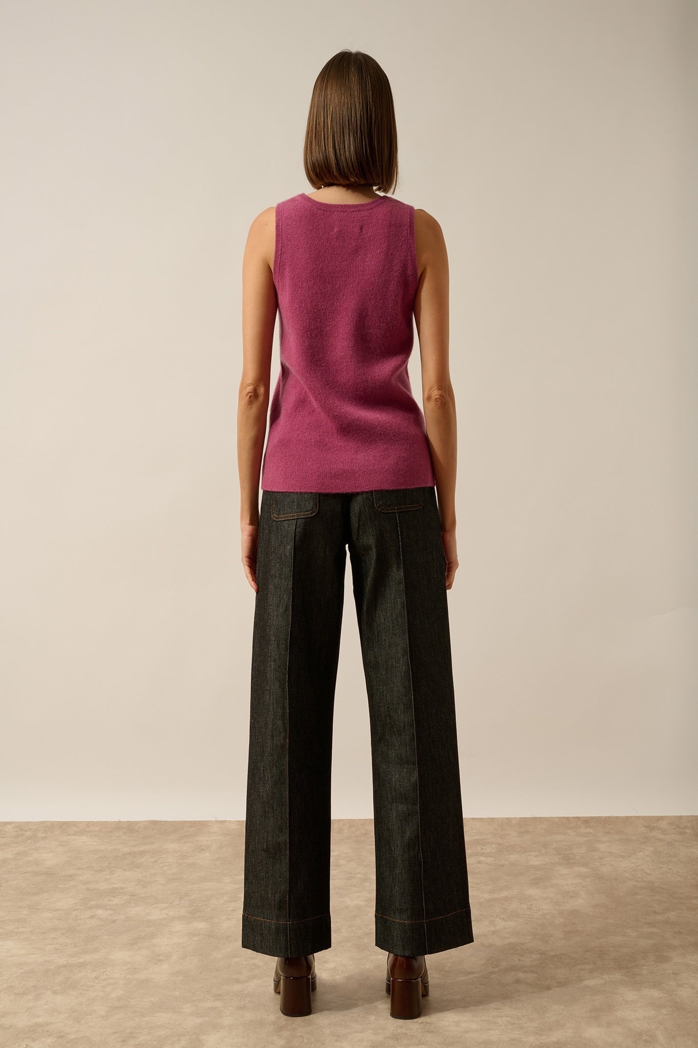 ALVERIN débardeur col u orchidée