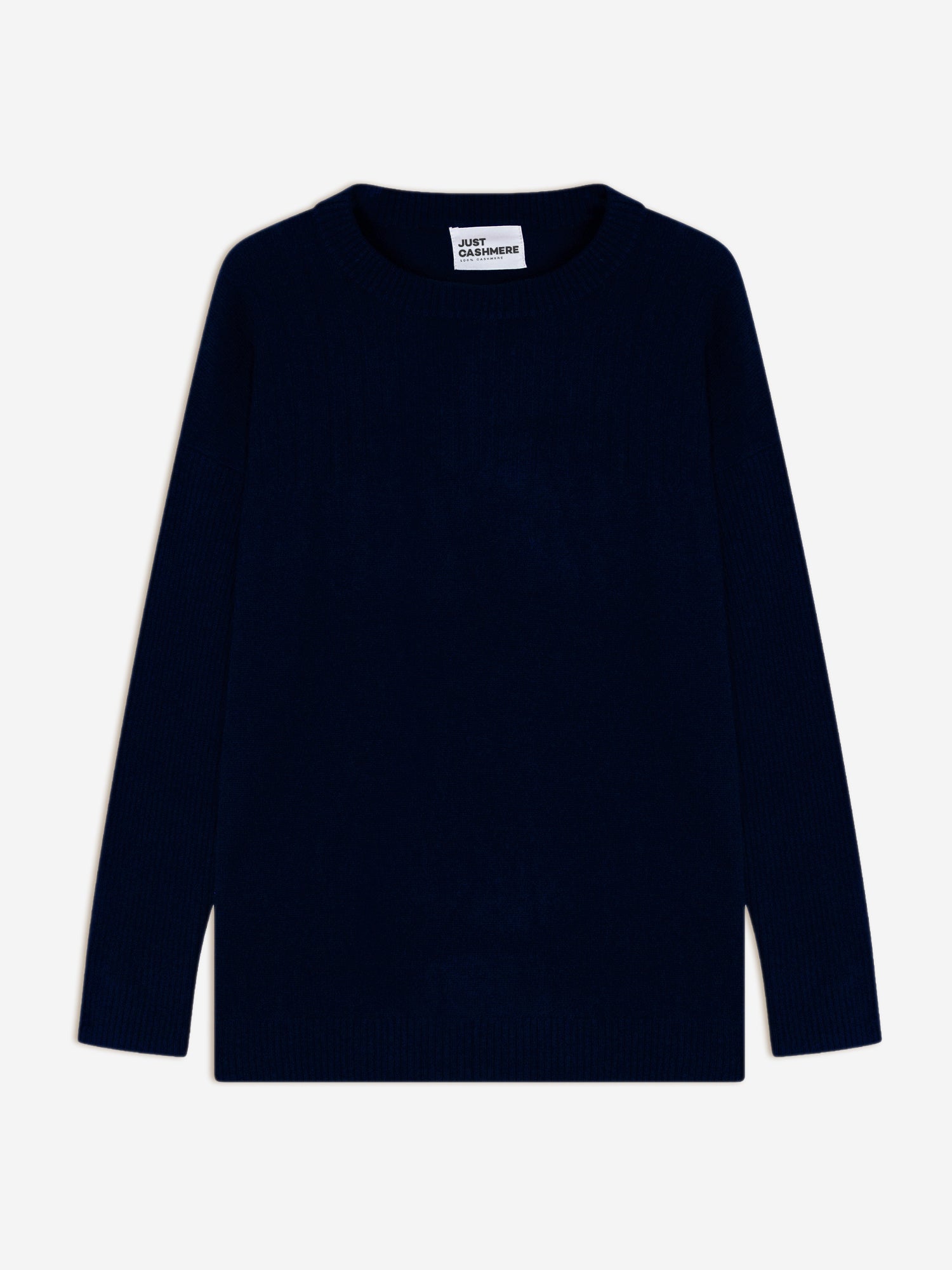 ALVERIS pull col rond navy