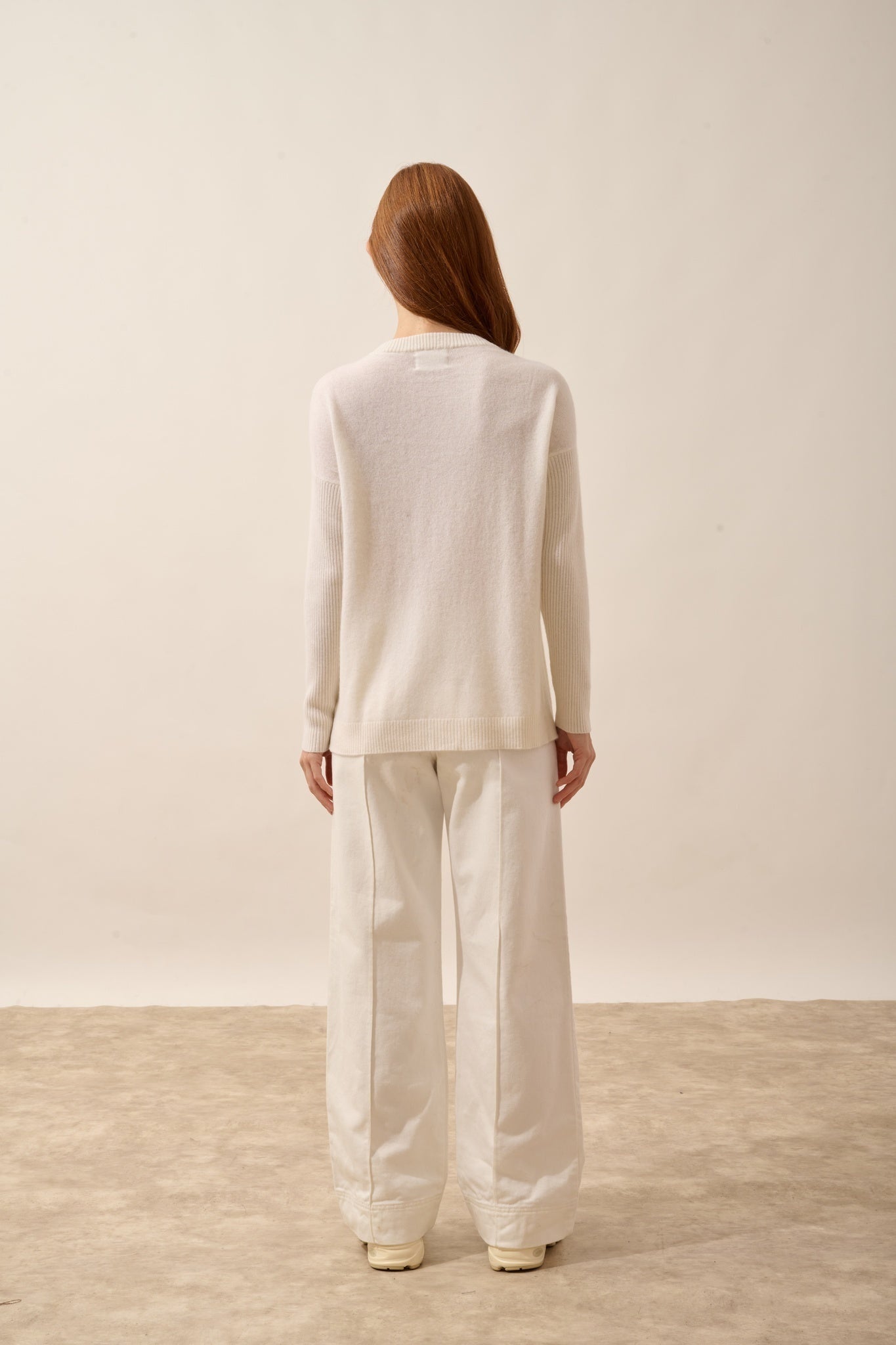 ALVERIS pull col rond neige