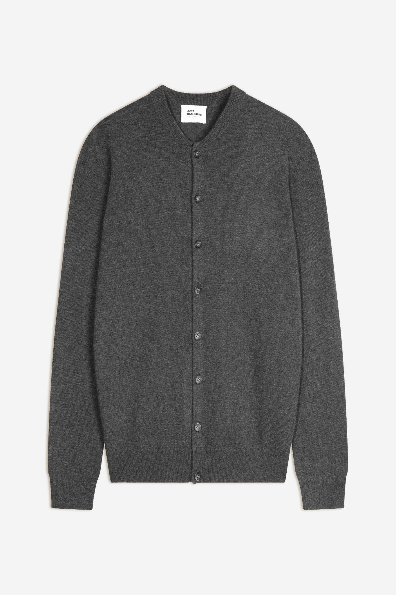 anais cardigan col rond anthracite chiné