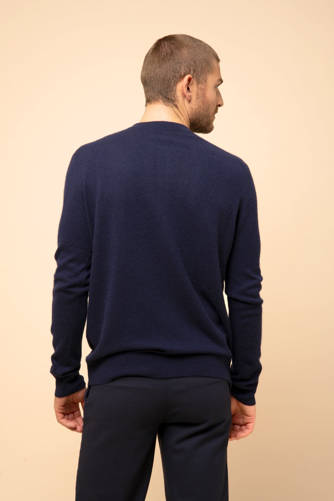 ANAIS cardigan col rond navy