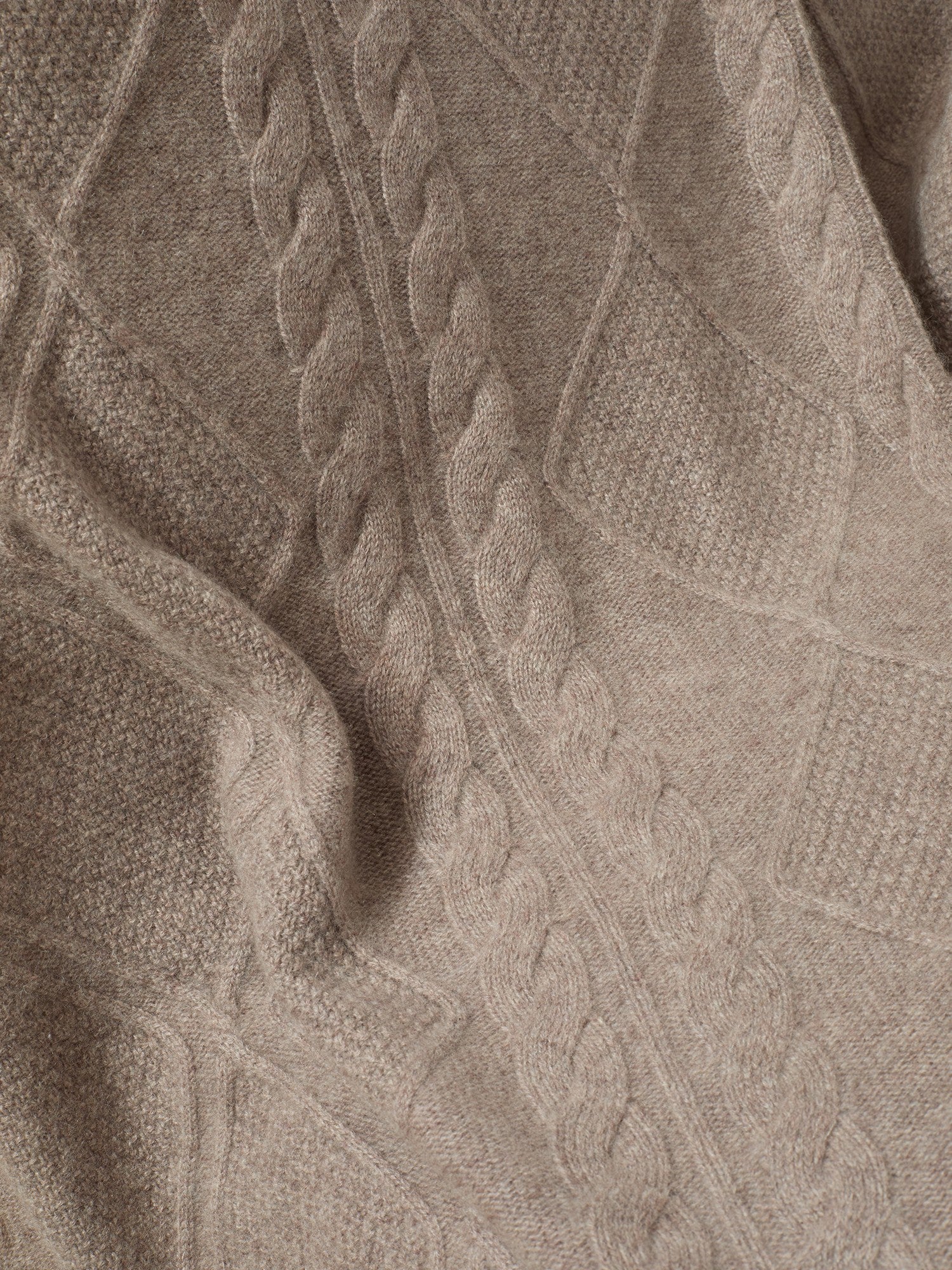 anwen plaid 8 fils caribou chiné