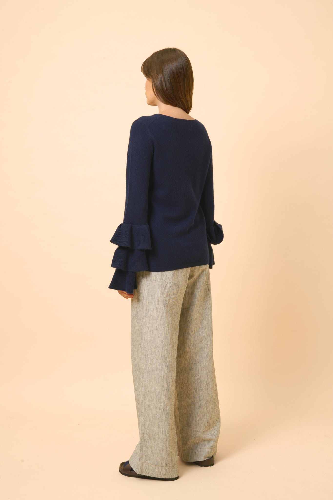 APPIN pull col rond navy