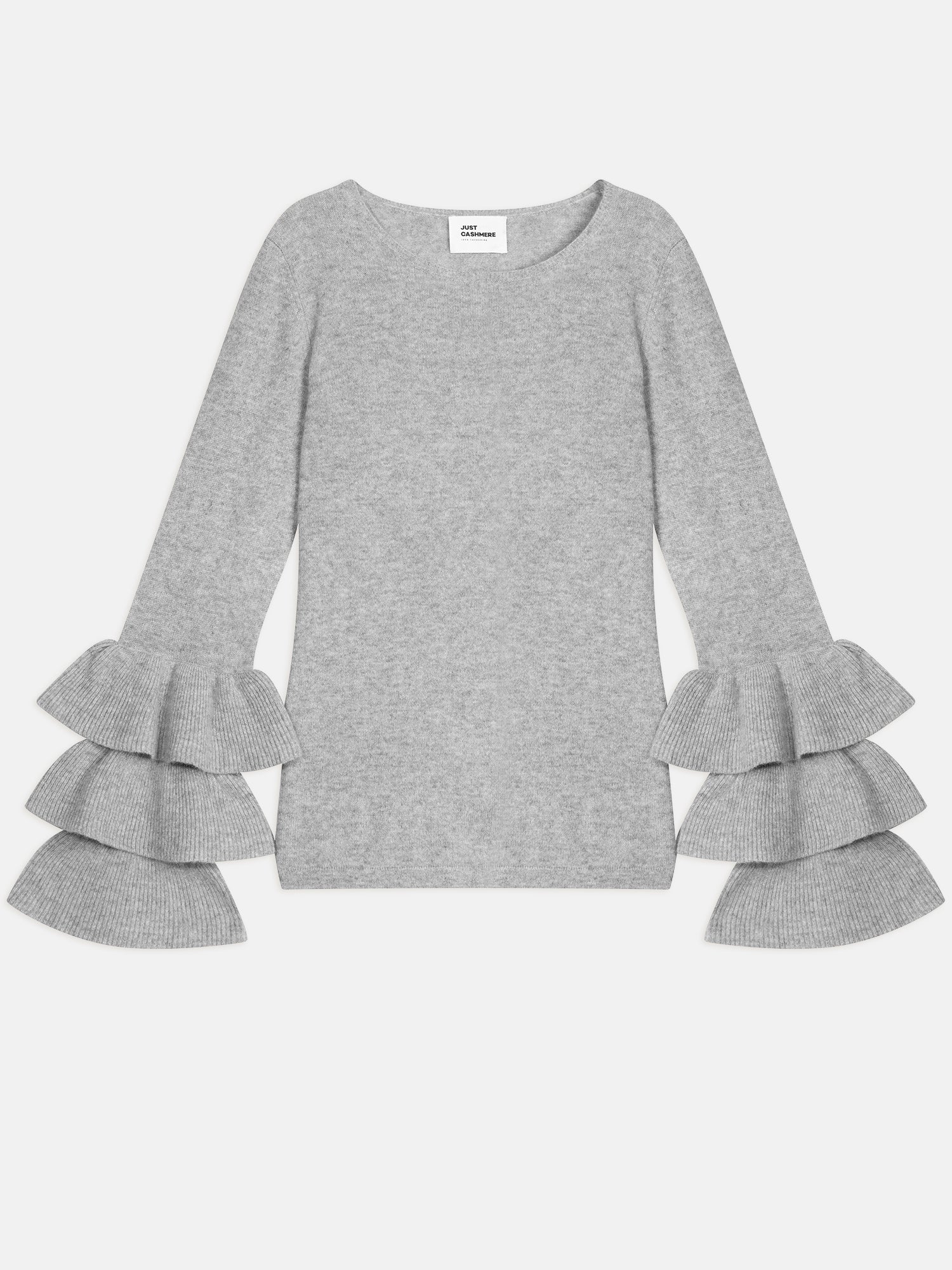 APPIN pull col rond nuage chiné