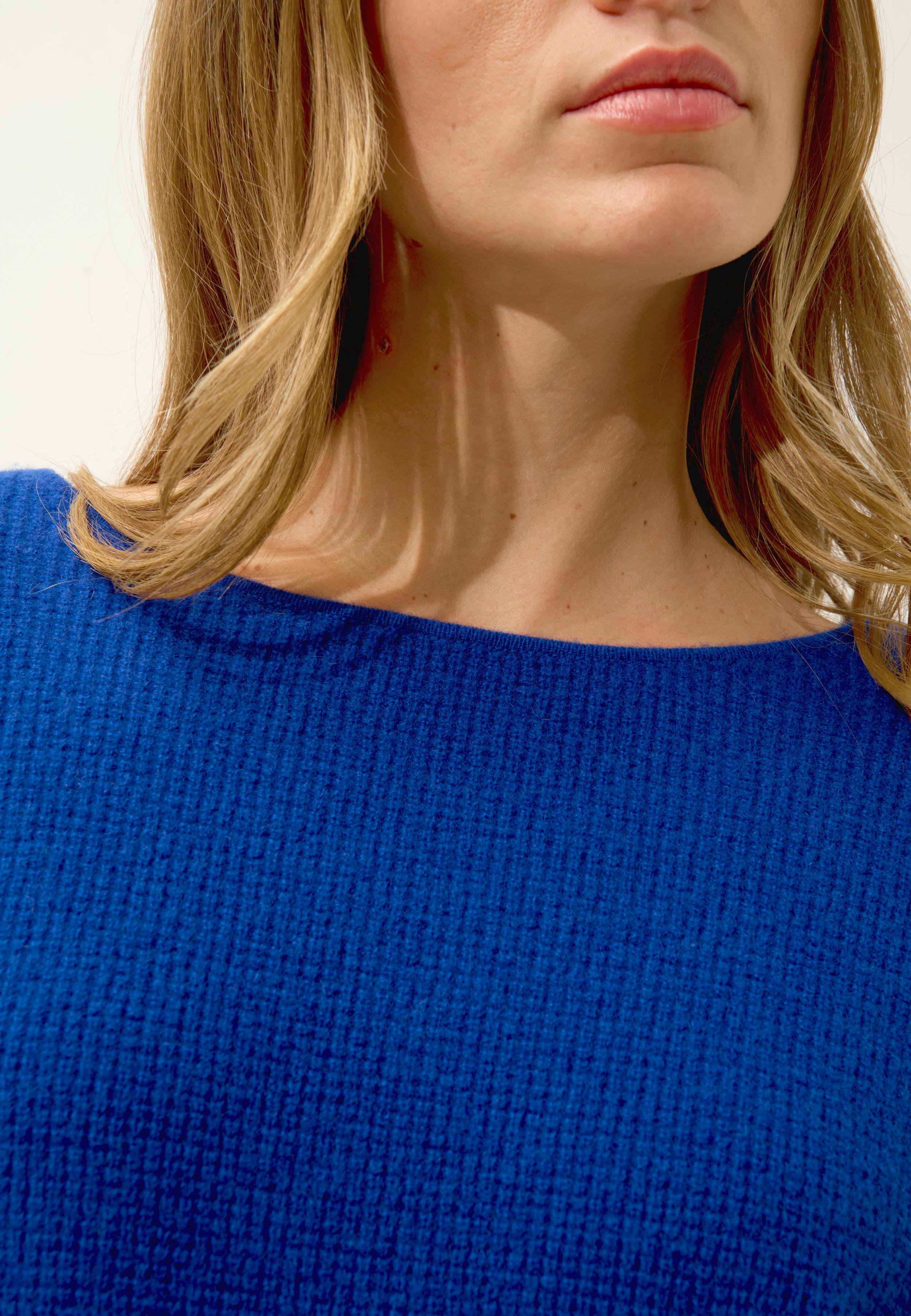 ARIANA ultramarine boat-neck sweater