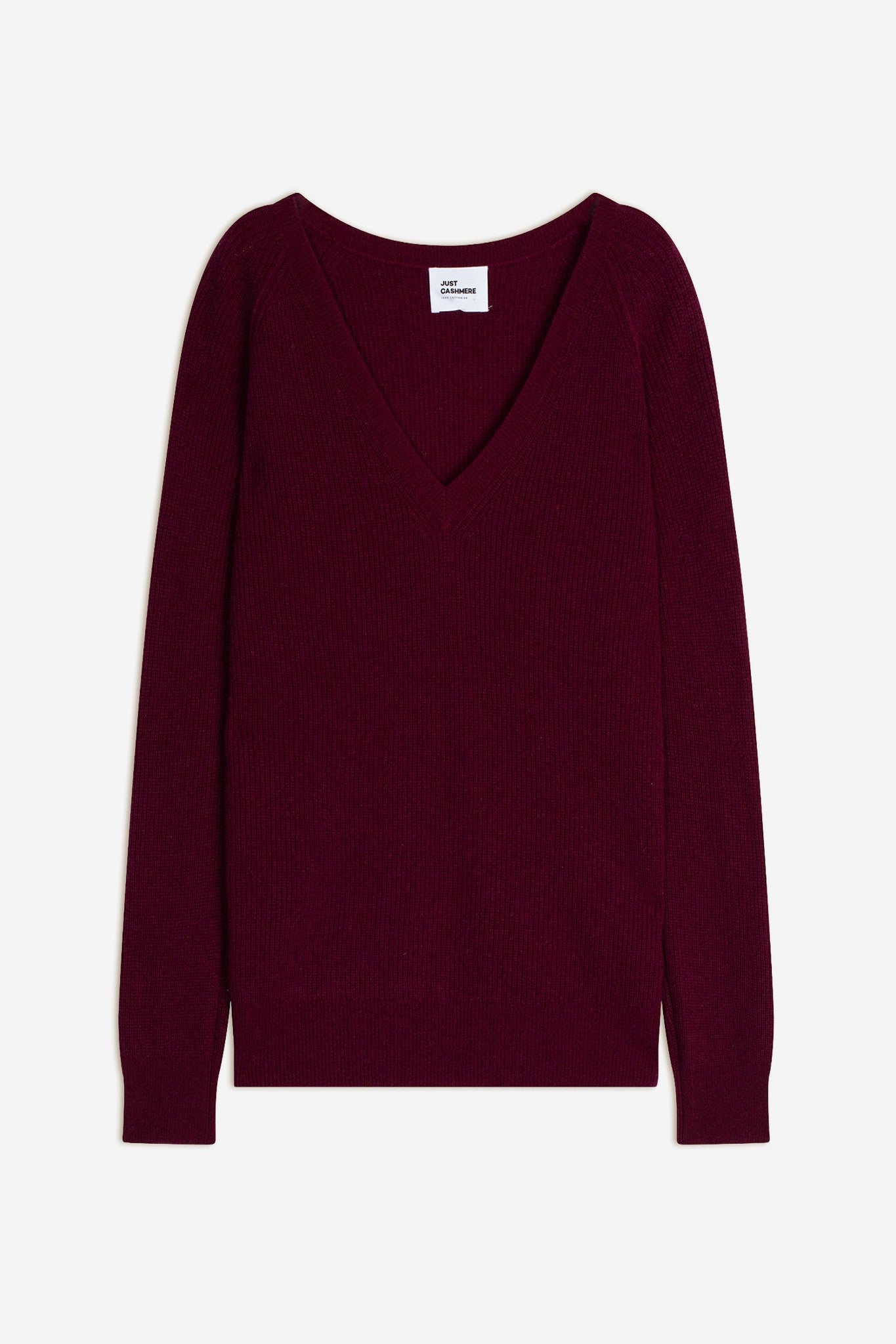 arista pull col v bordeaux