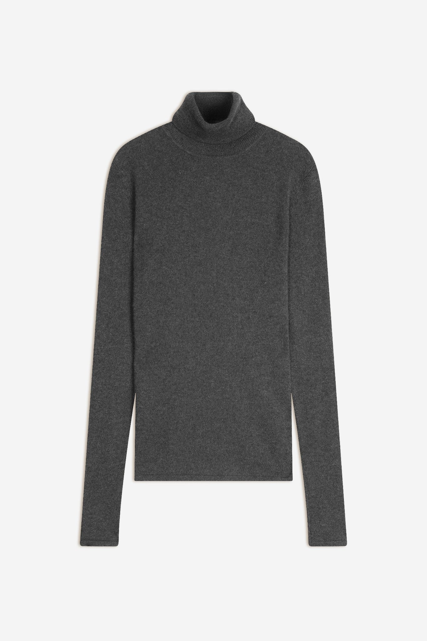 ava pull col roulé anthracite chiné