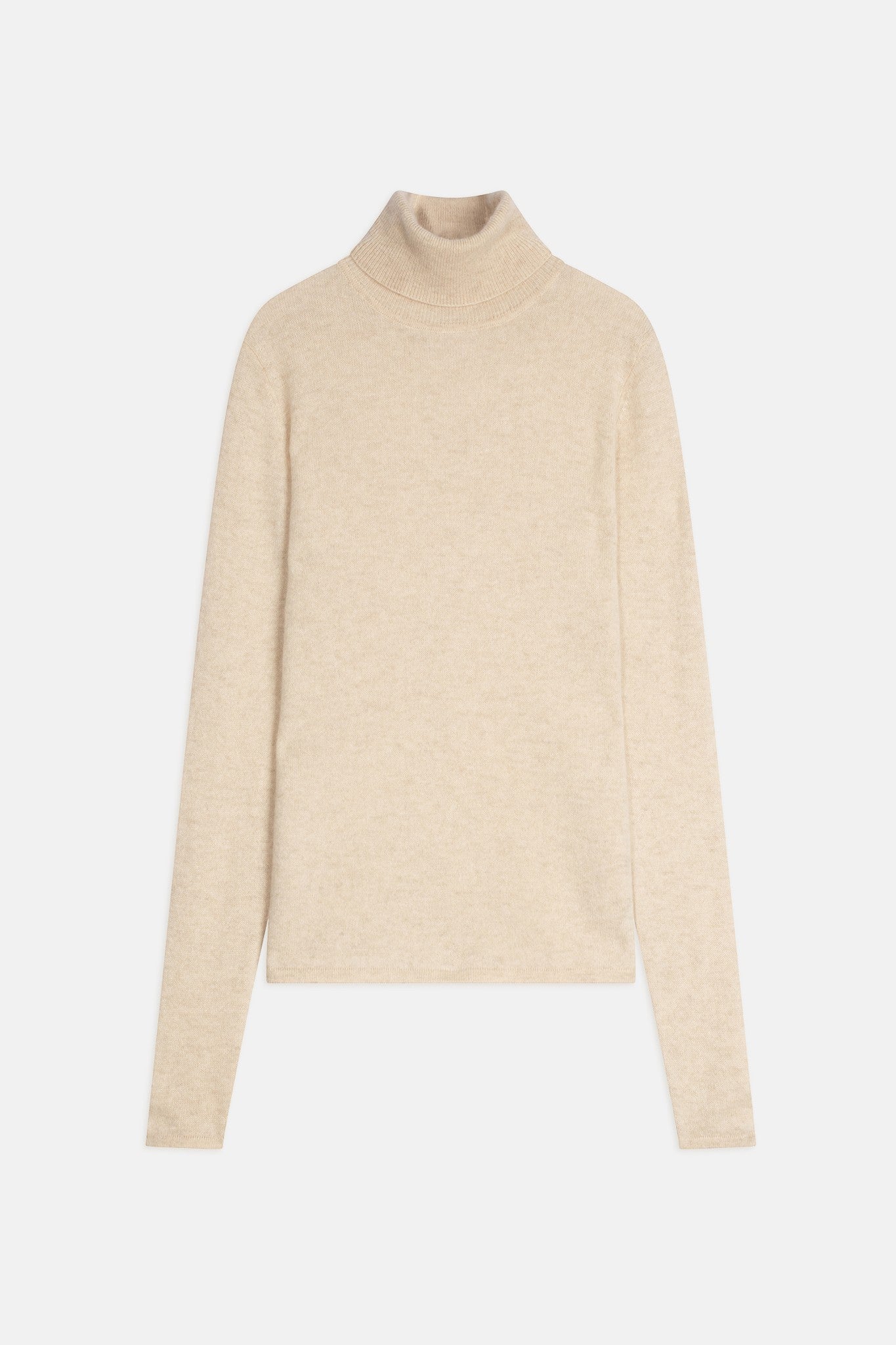 ava pull col roulé avoine