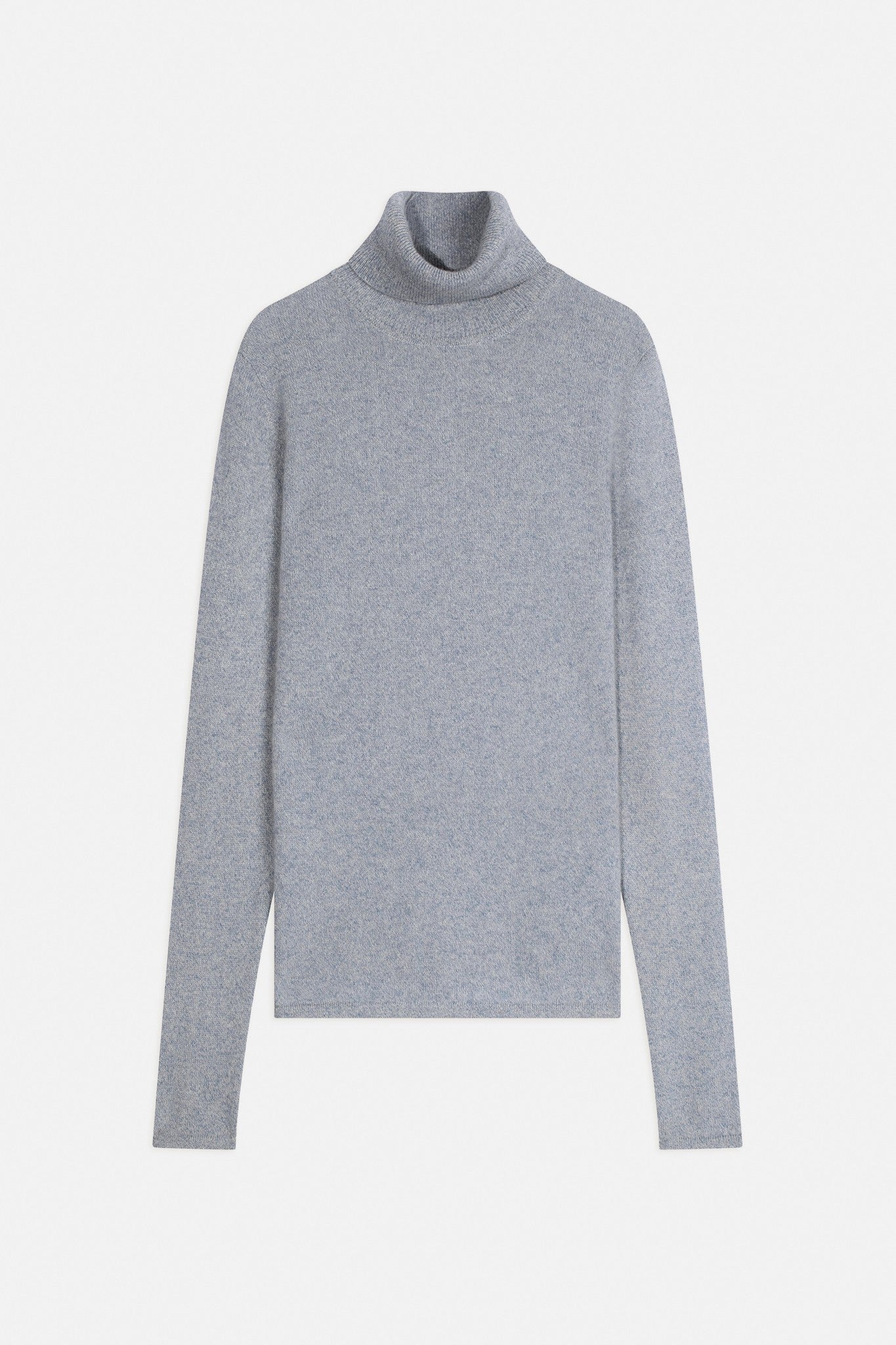 ava ivory blue turtleneck sweater