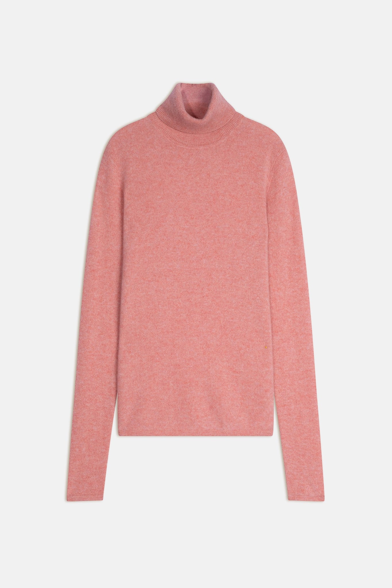 ava pull col roulé corail chiné