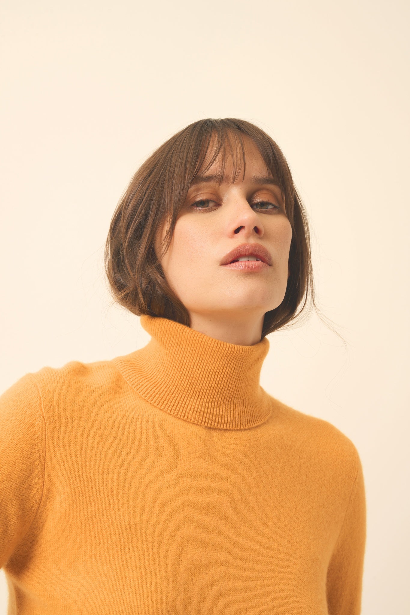 AVA Turmeric turtleneck sweater