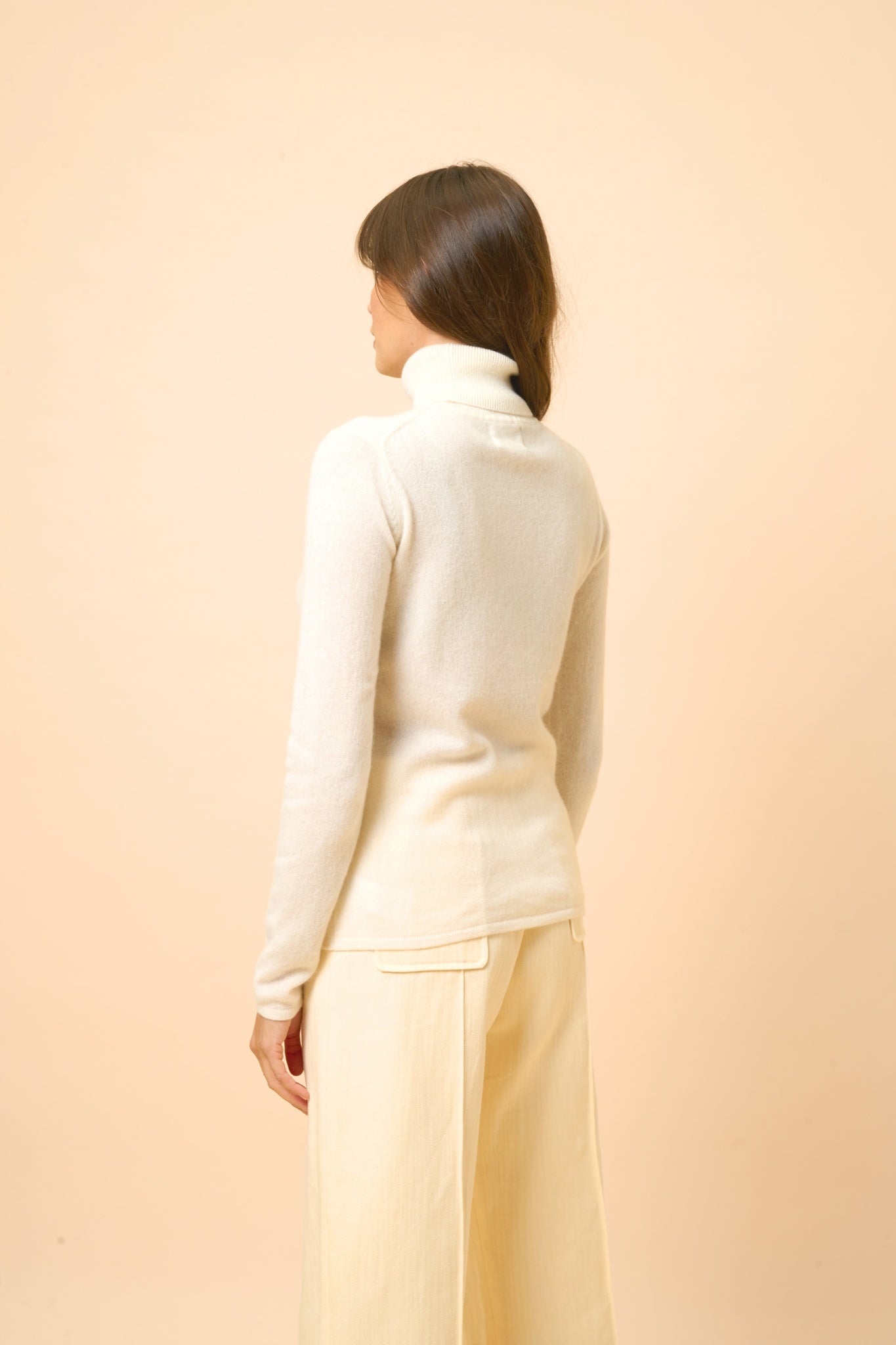 AVA pull col roulé neige