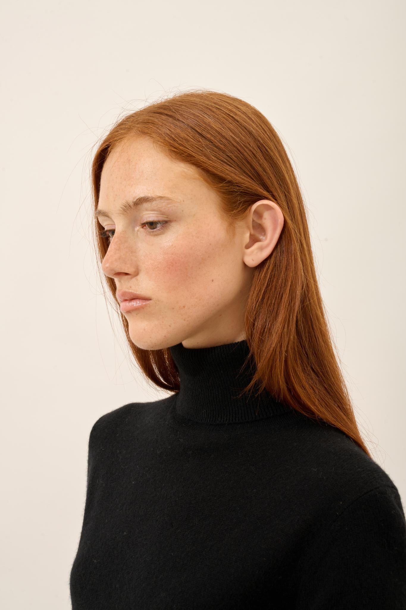 AVA black turtleneck sweater