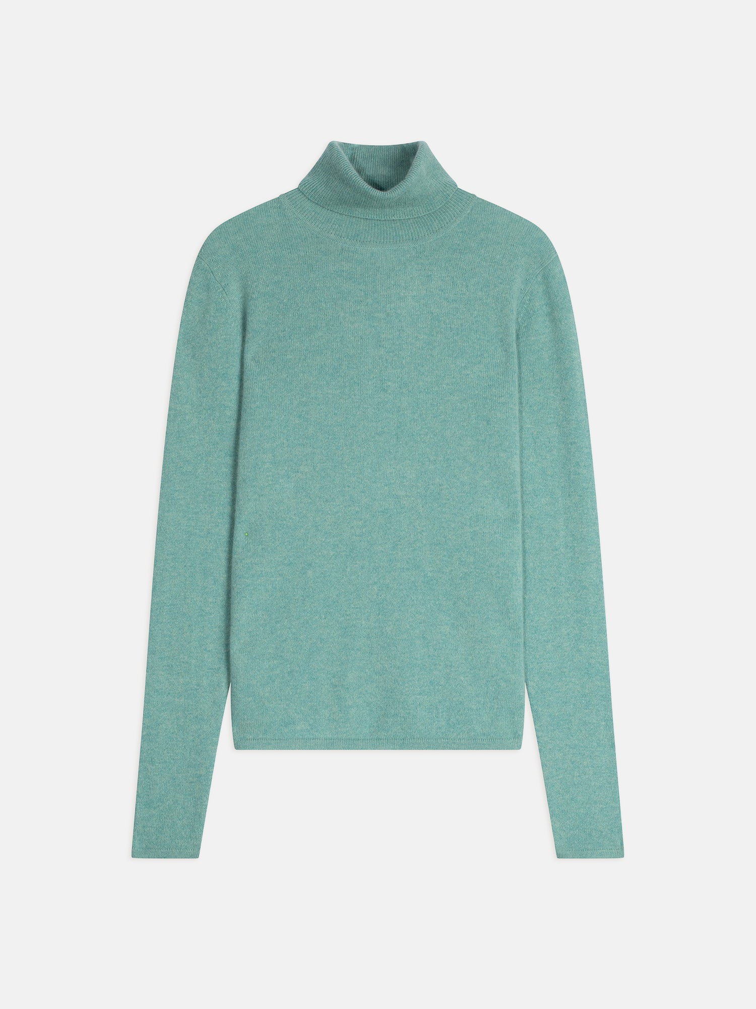 AVA pull col roulé vert chiné