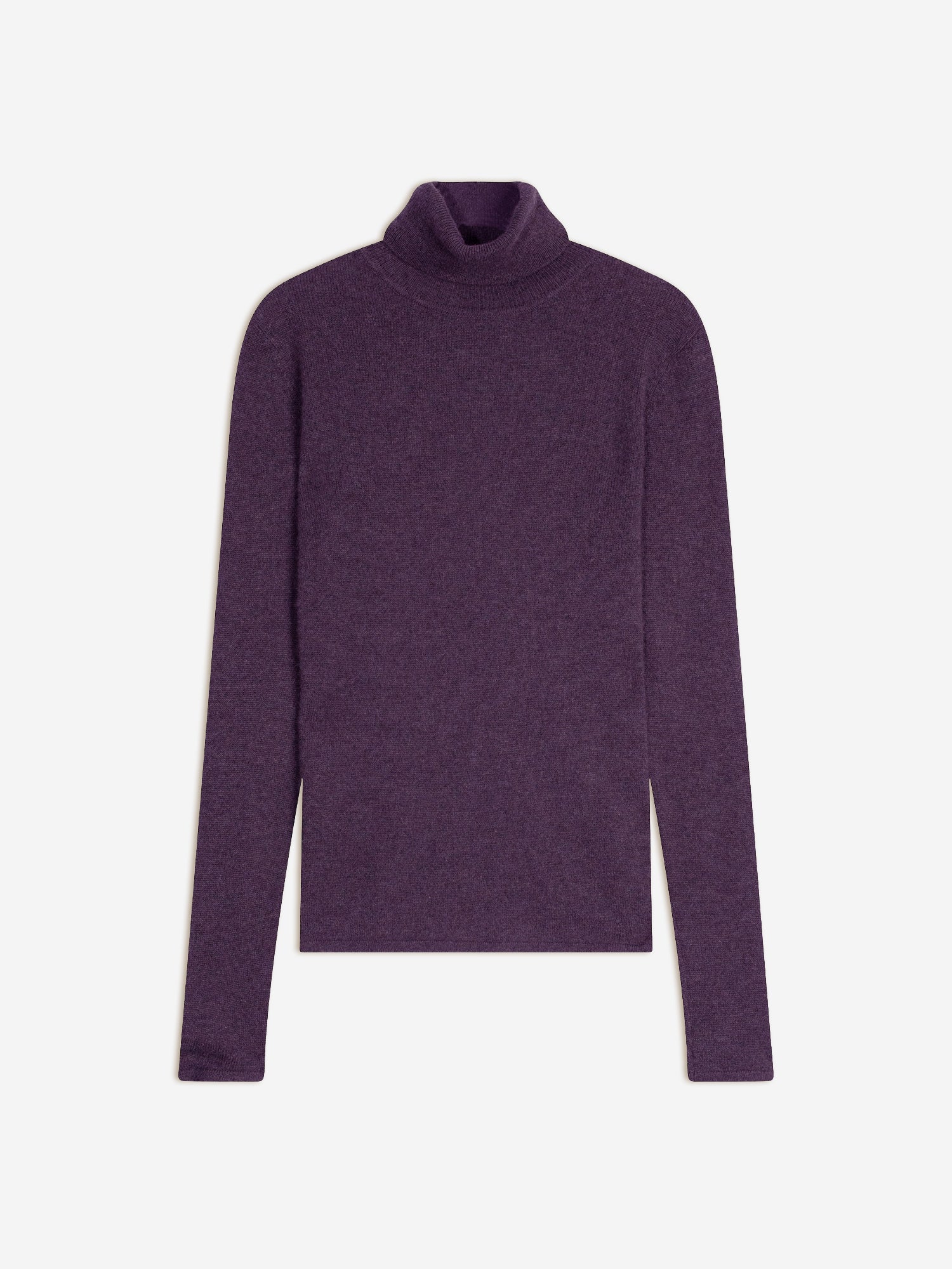 AVA mottled purple turtleneck sweater