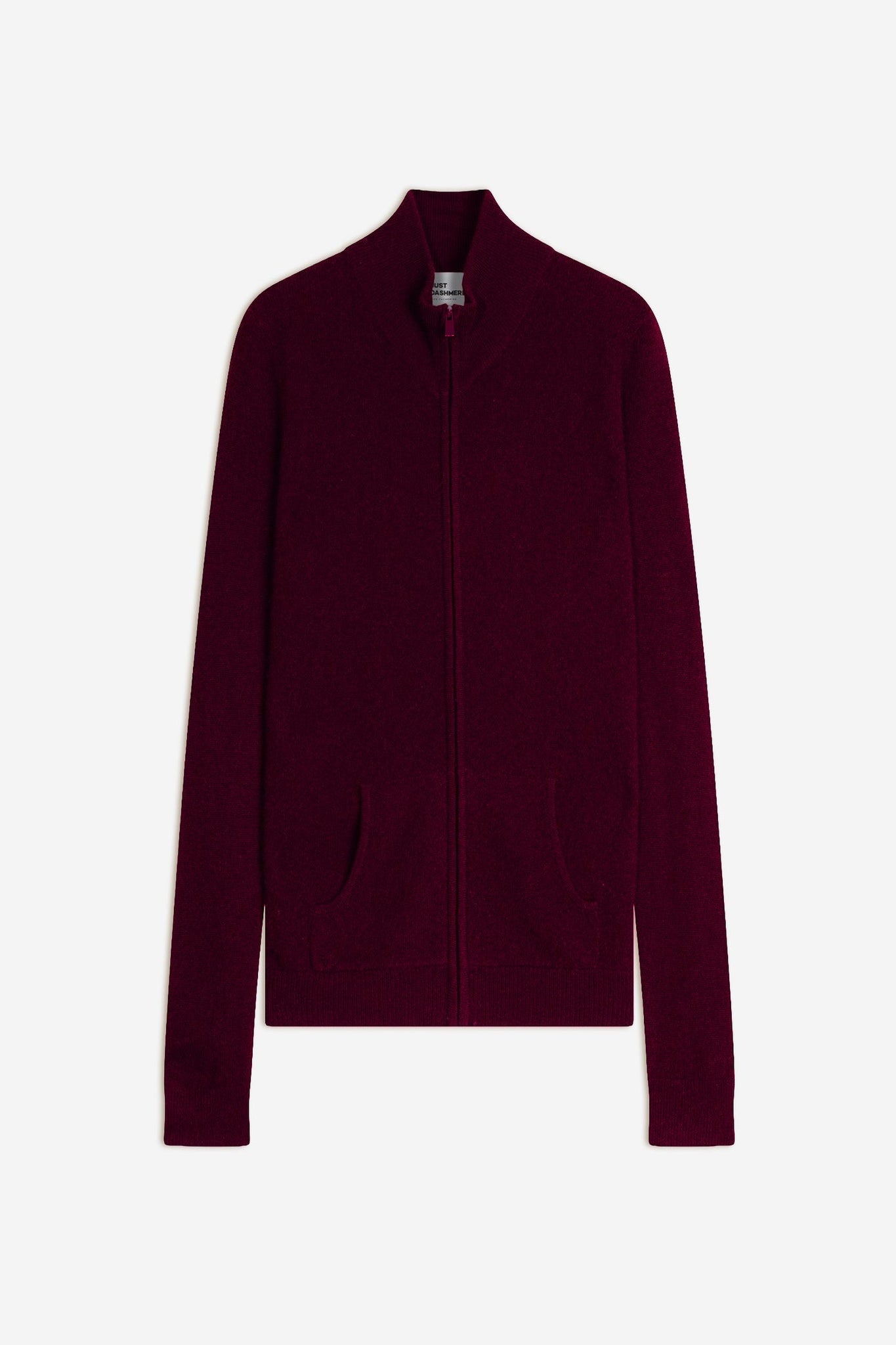 AYR gilet zippé col montant mûre