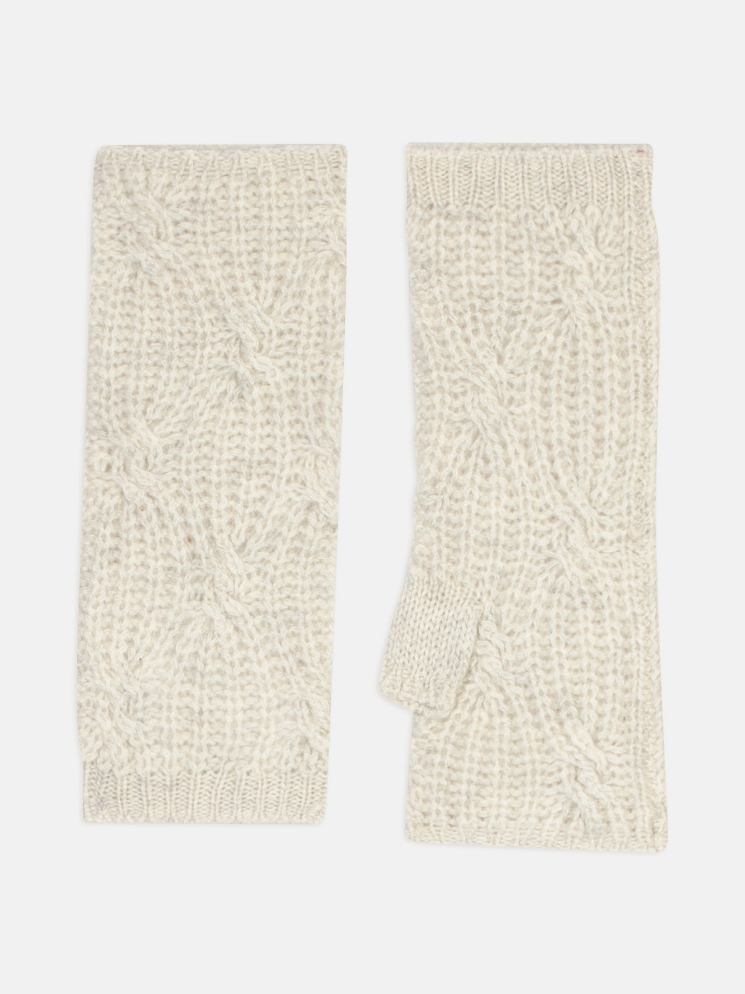 BALE mitaines gris perle chiné