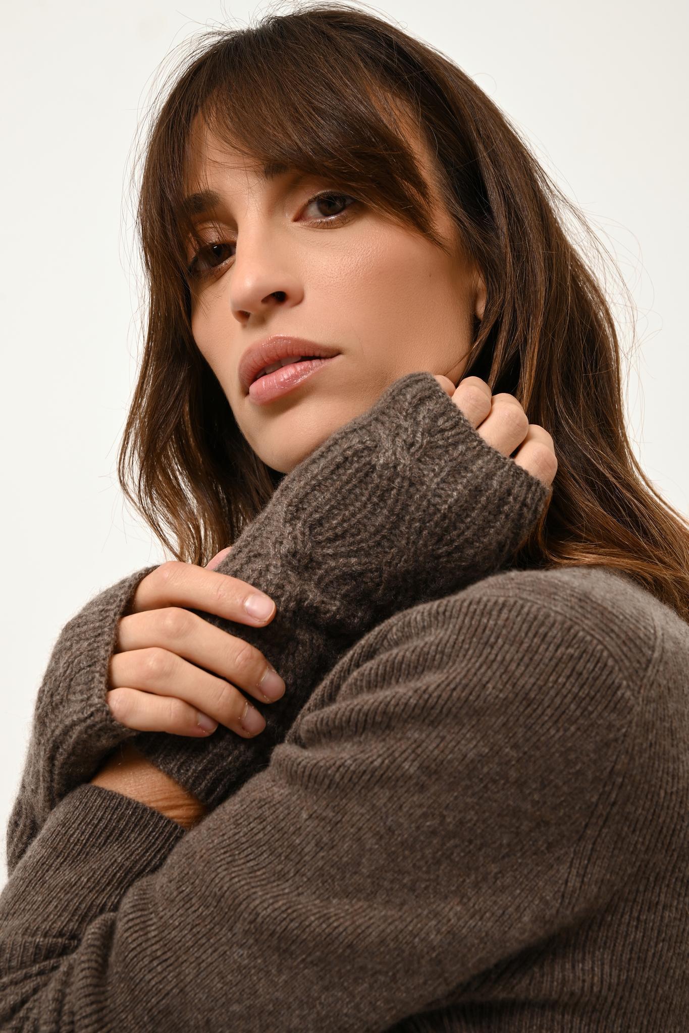 BALE mittens taupe mottled