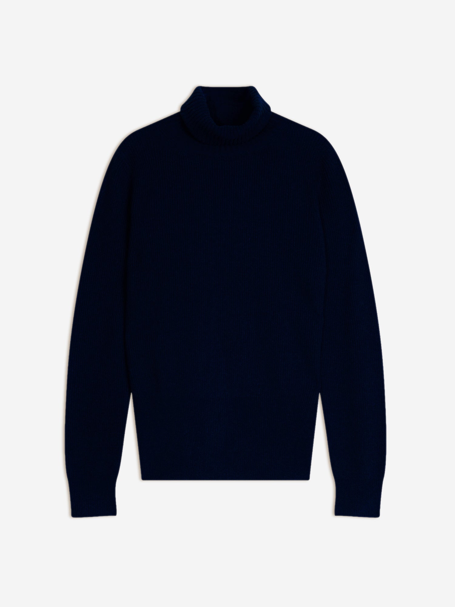 BILLY pull col roulé navy