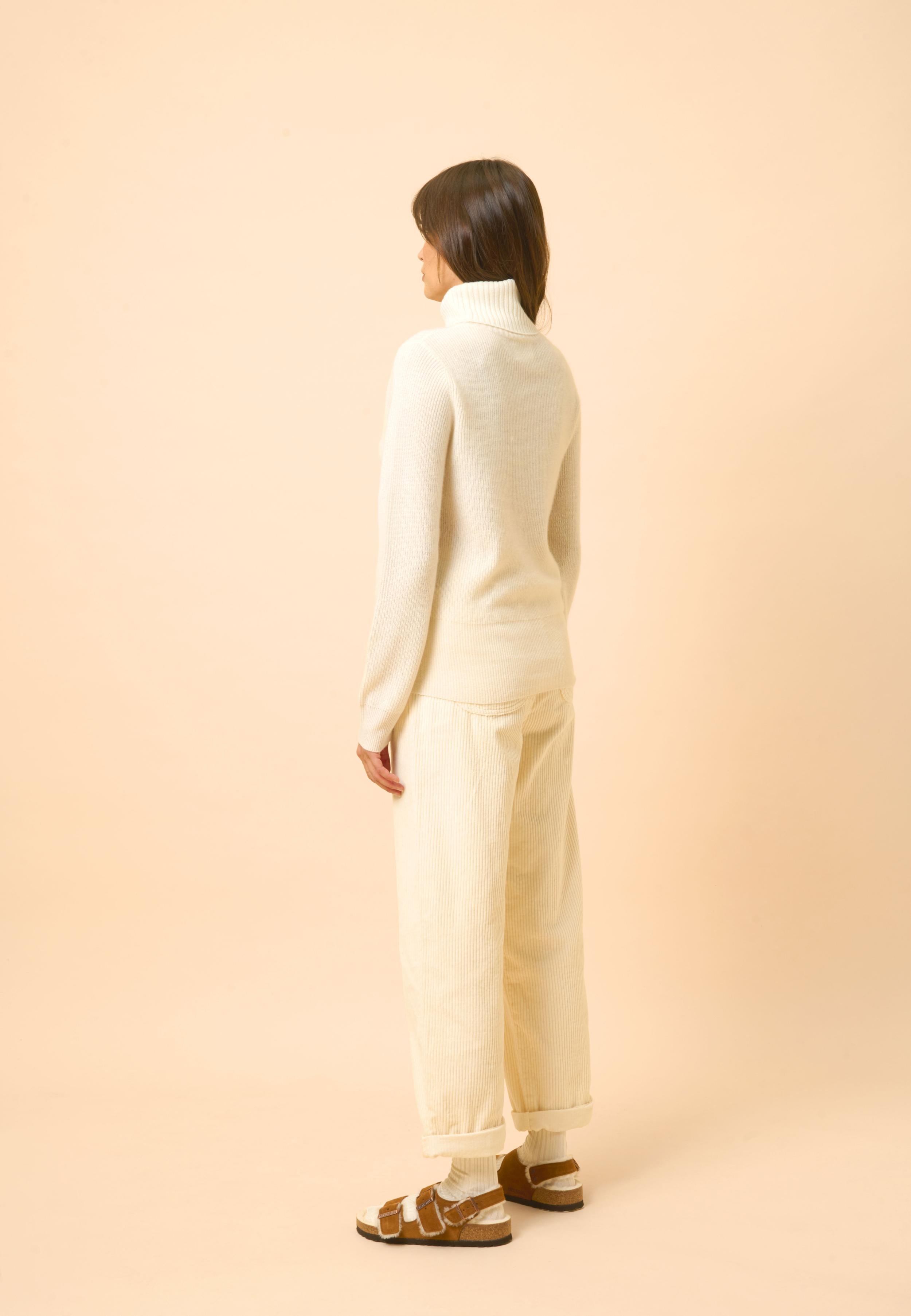 BILLY pull col roulé neige