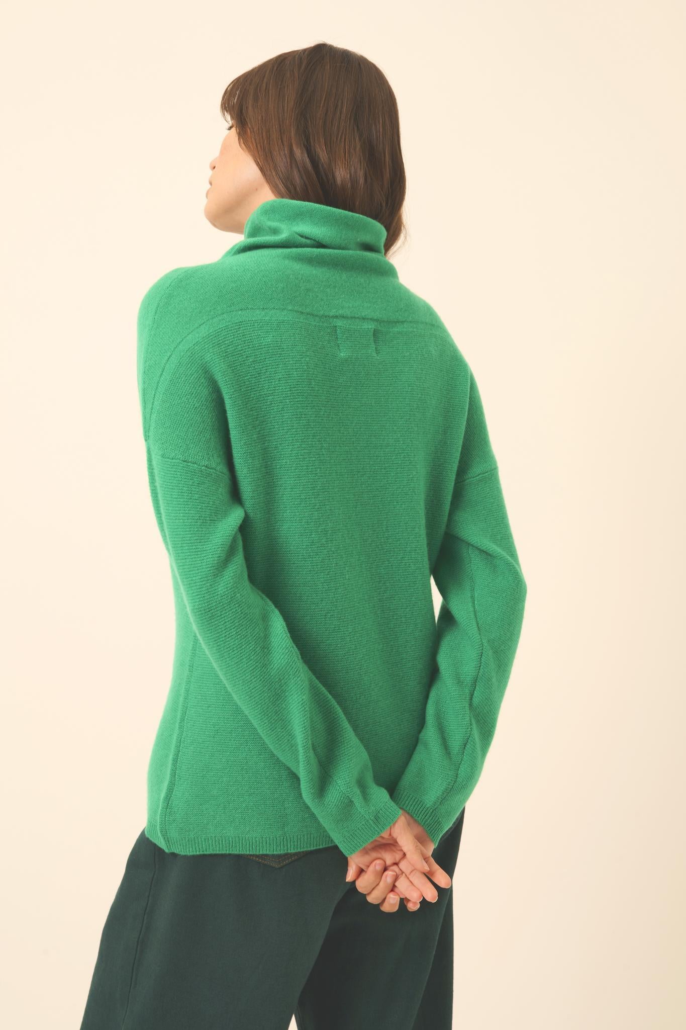BLANTYRE mint turtleneck sweater