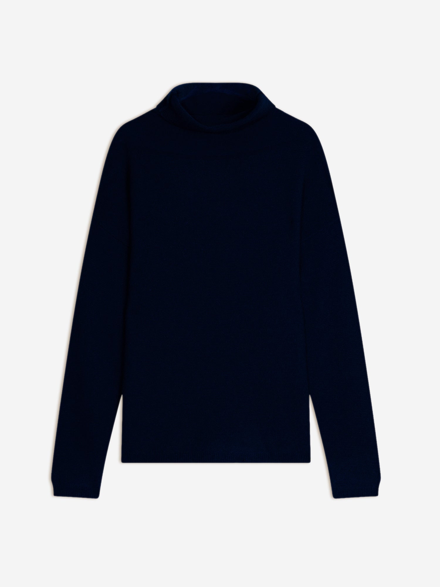 BLANTYRE navy turtleneck sweater
