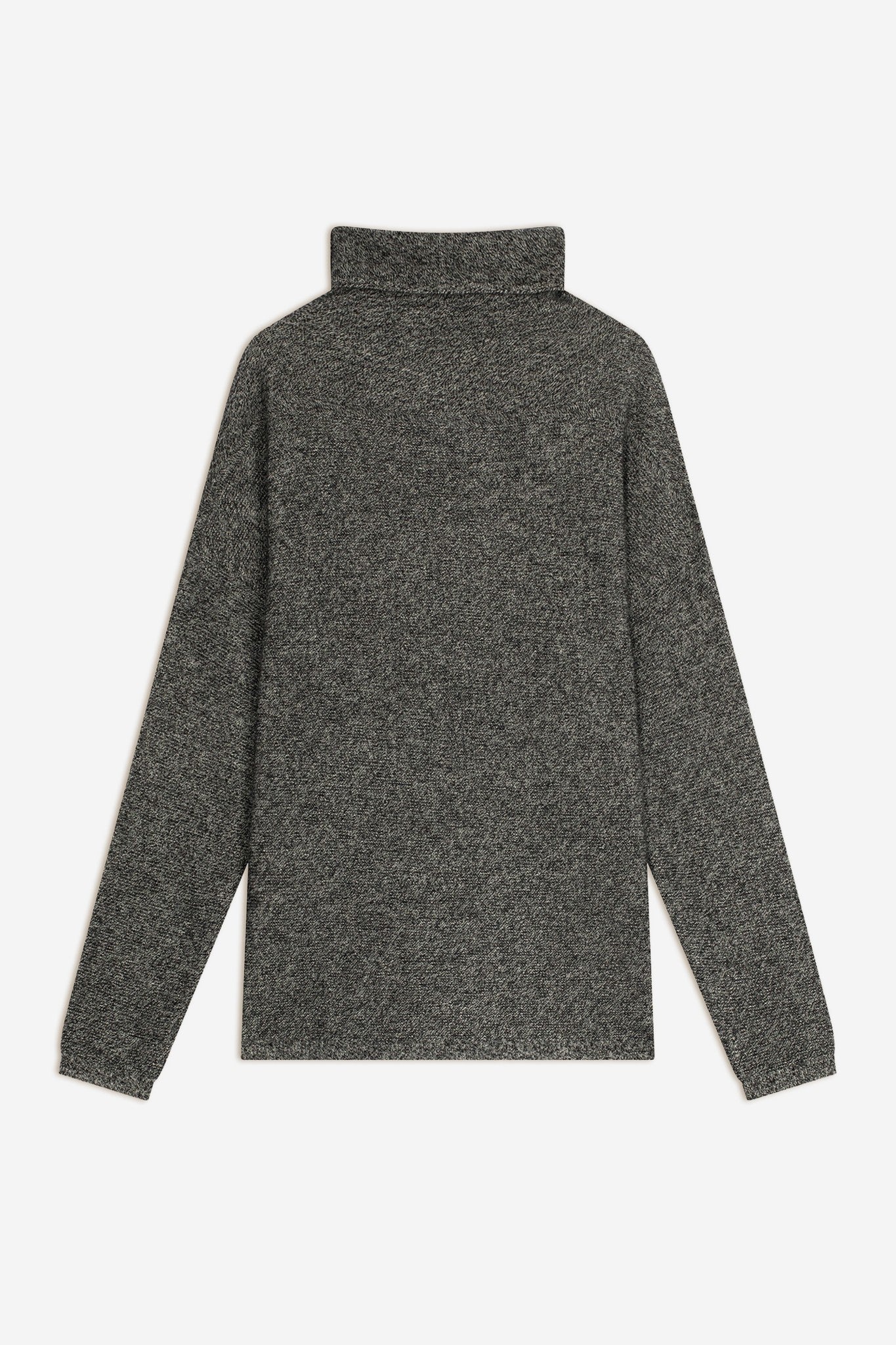 blantyre pull col roulé noir/blanc