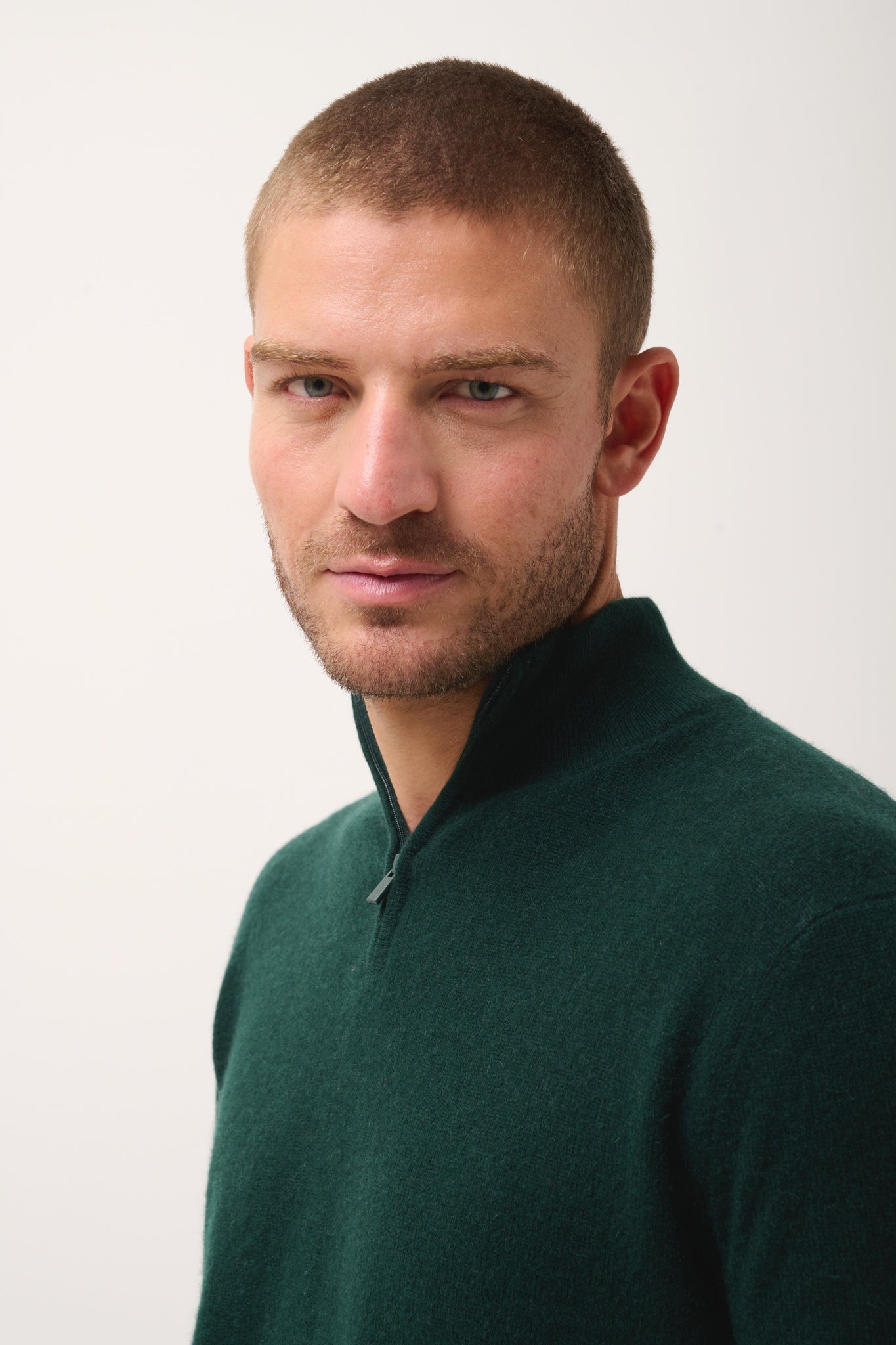 BRADLEY pull col camionneur cyprès