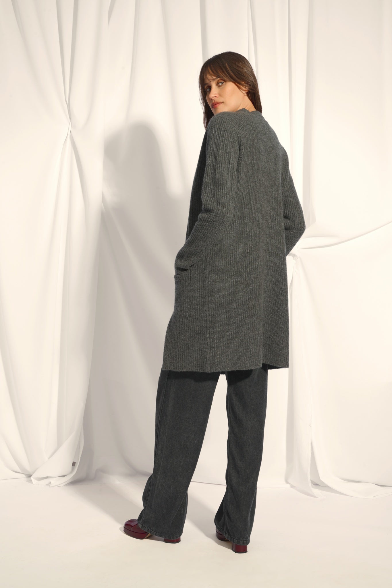 BRAEMAR veste anthracite chiné