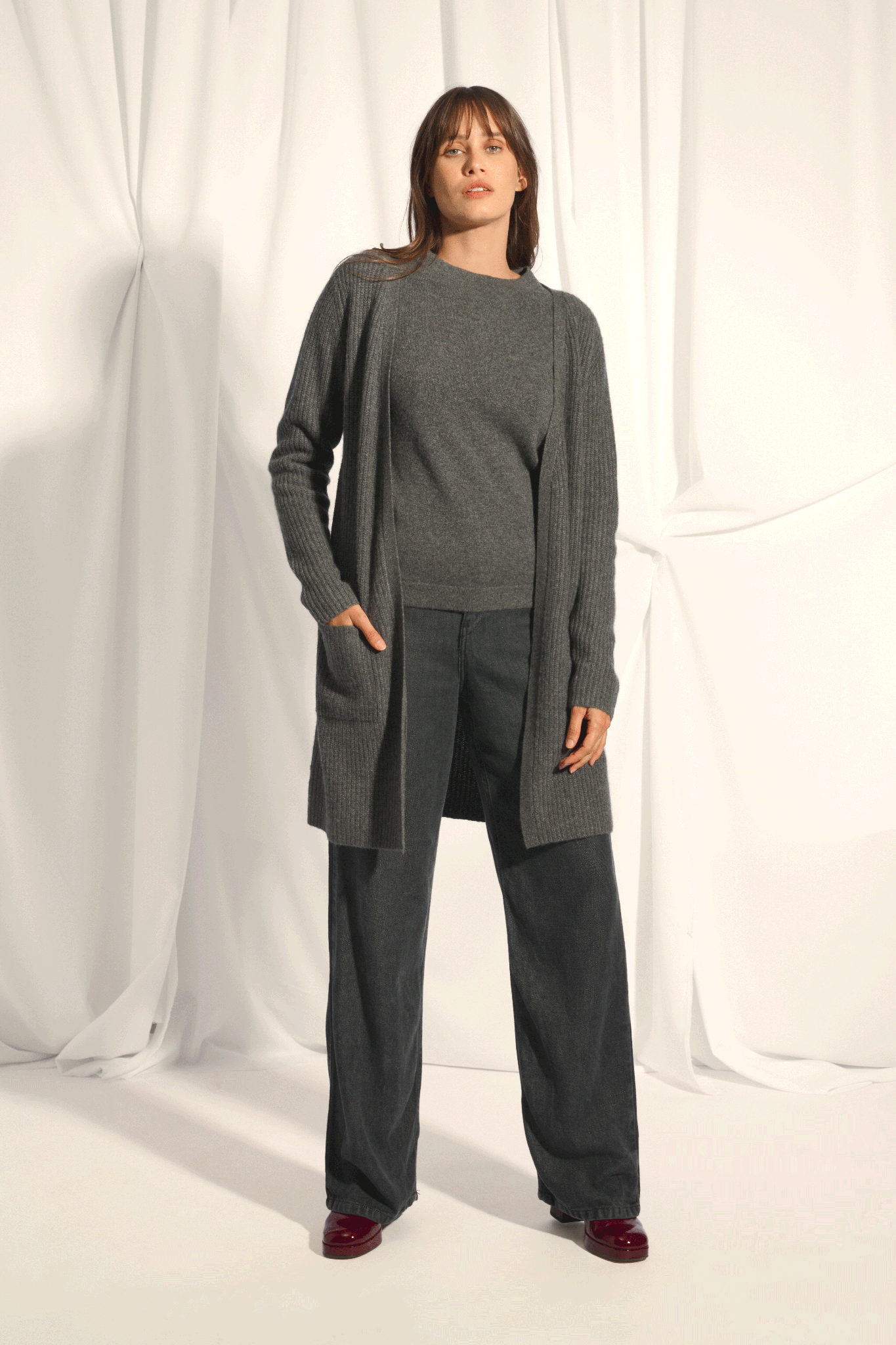 BRAEMAR veste anthracite chiné
