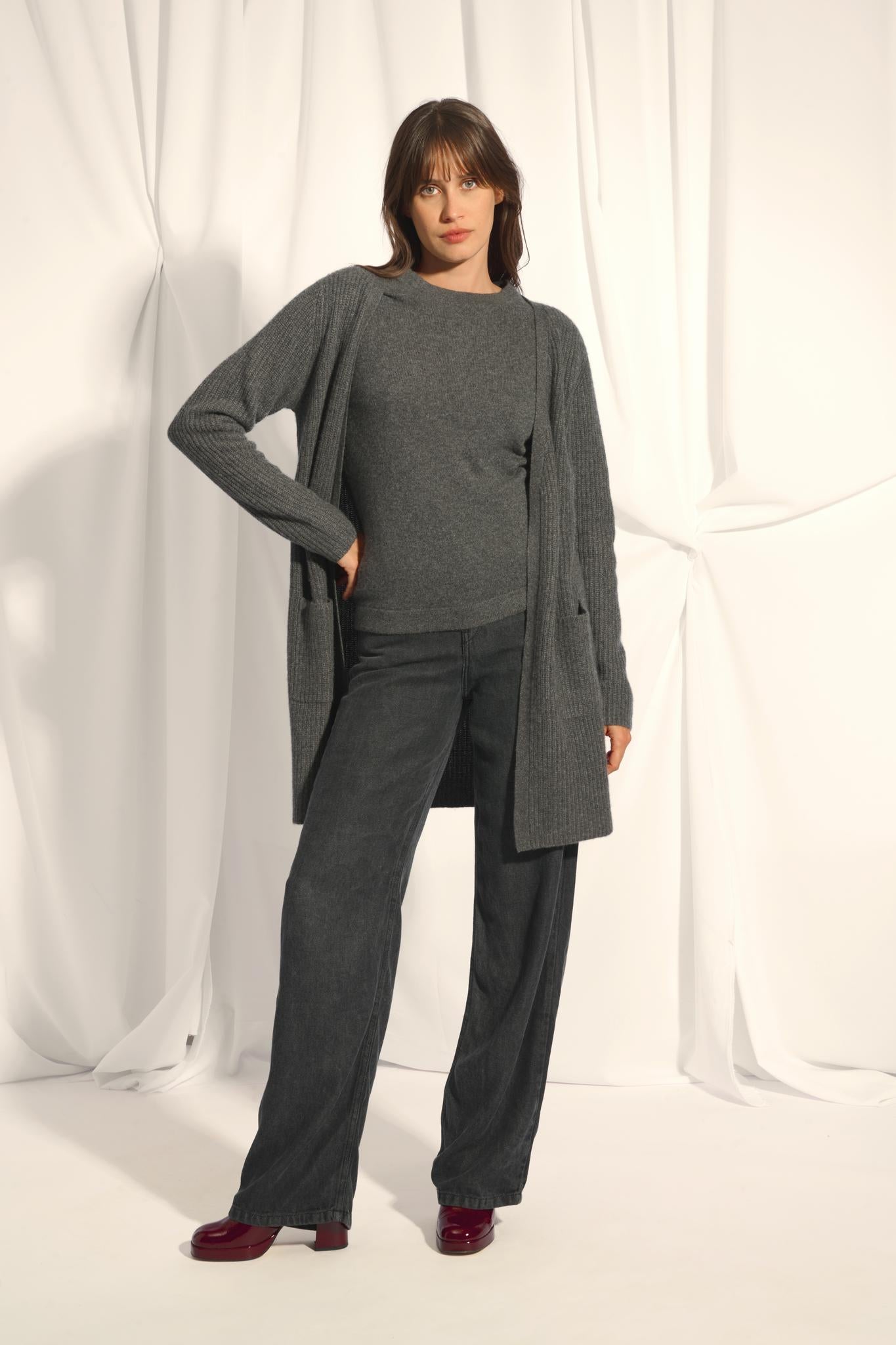 BRAEMAR veste anthracite chiné