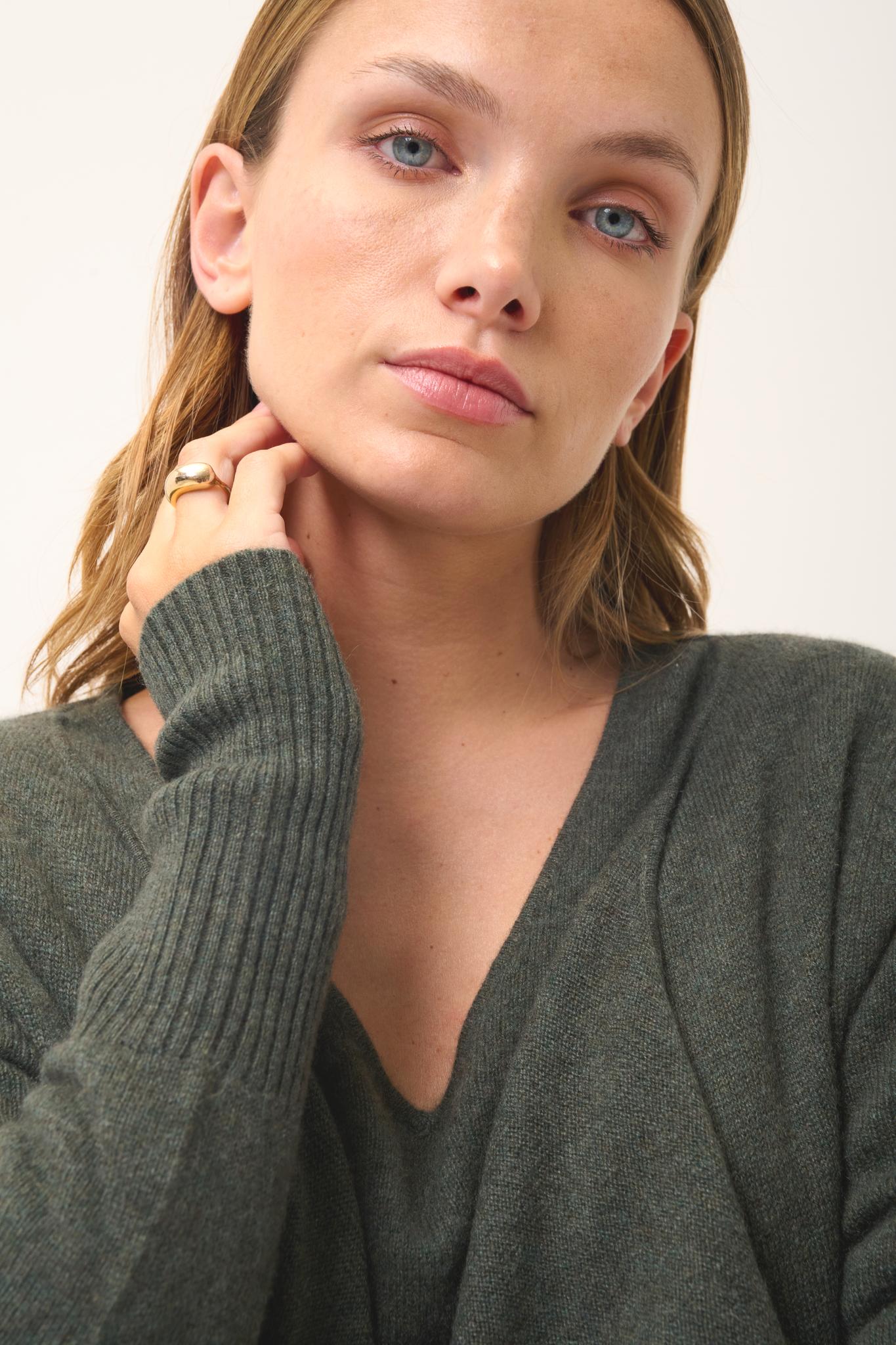 BROOKE khaki mottled jacket