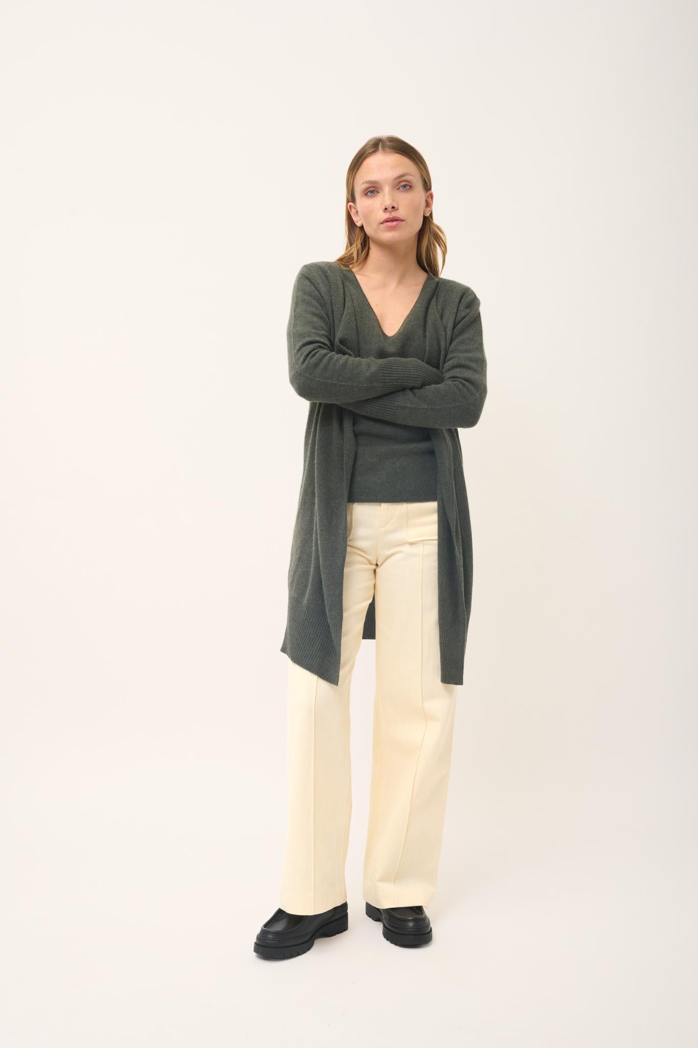 BROOKE khaki mottled jacket