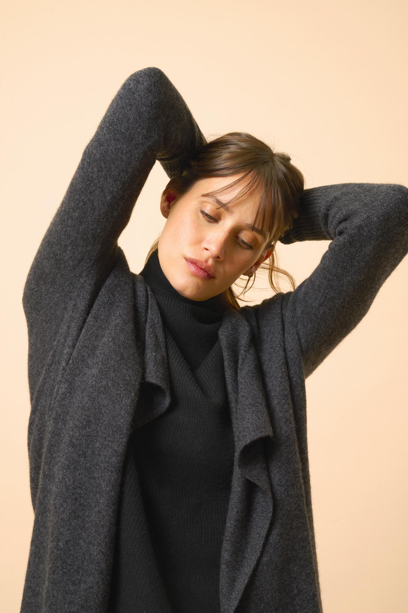 BROOKE jacket mottled black