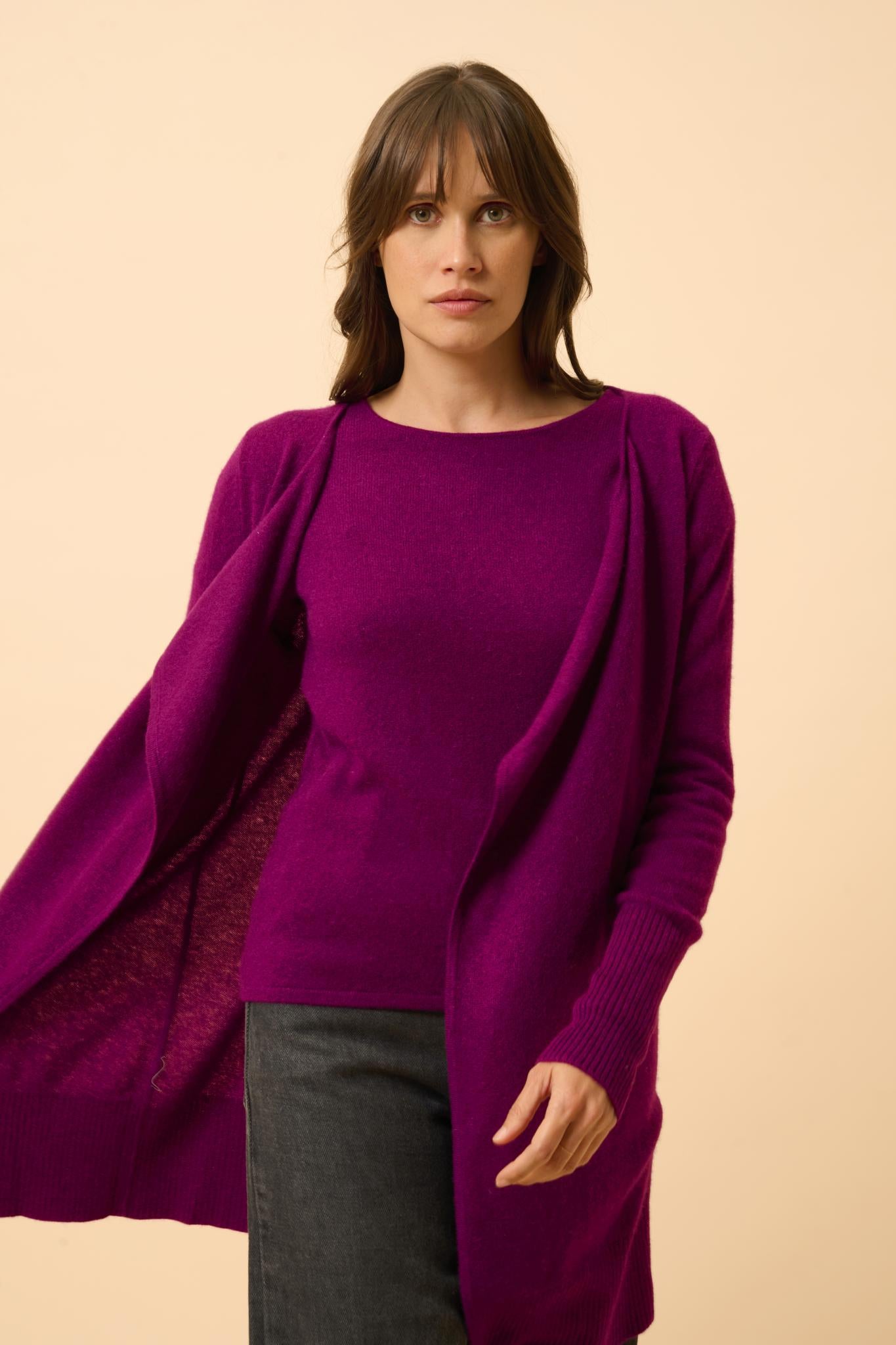 BROOKE veste prune