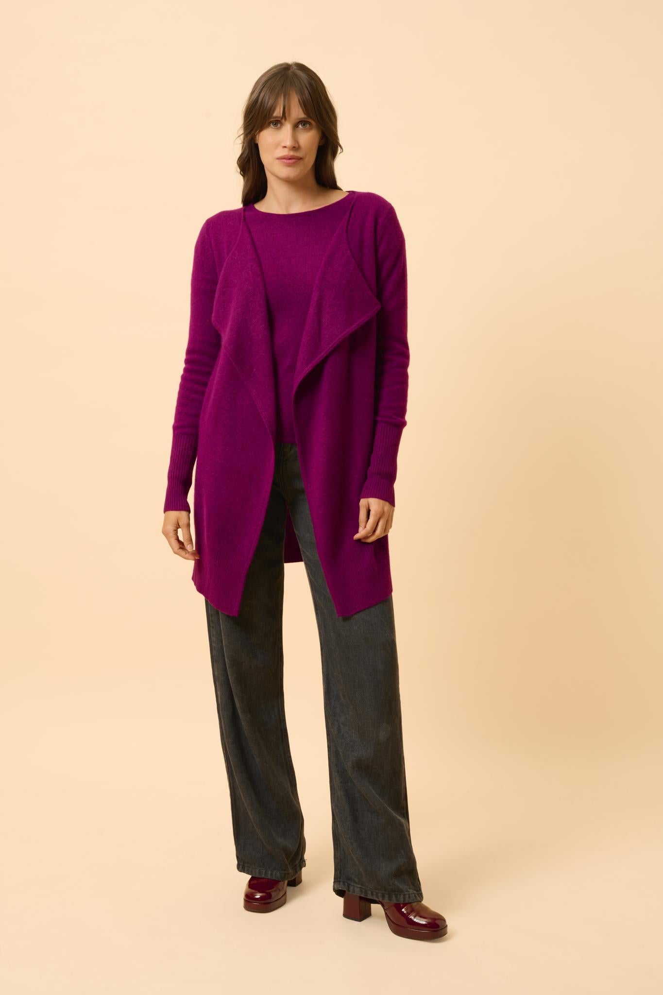 BROOKE veste prune