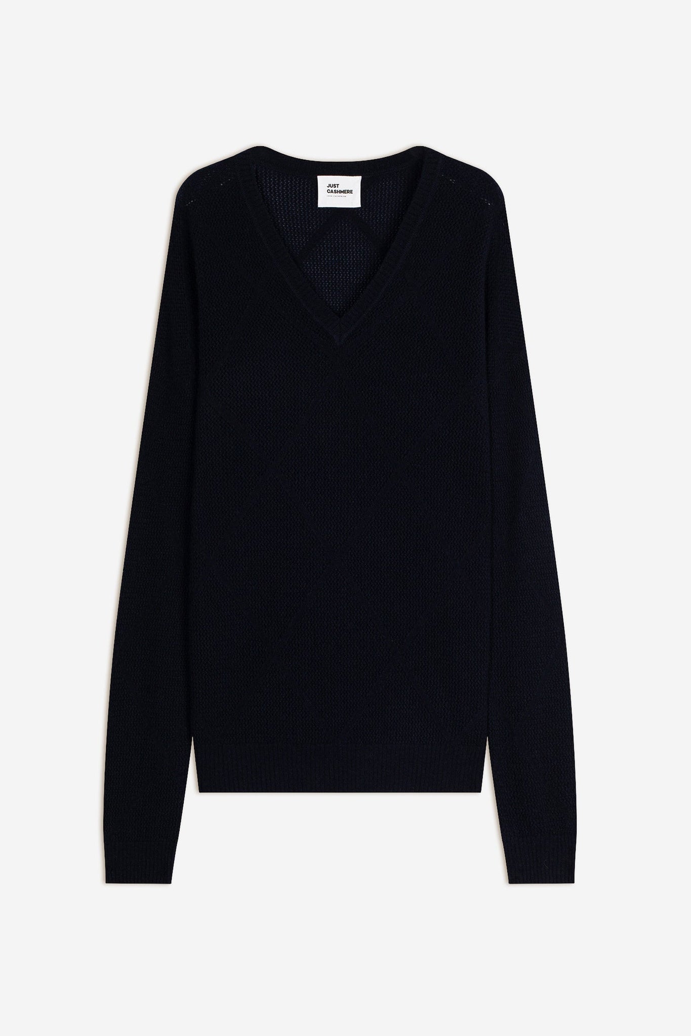 CAPUCINE v-neck sweater navy