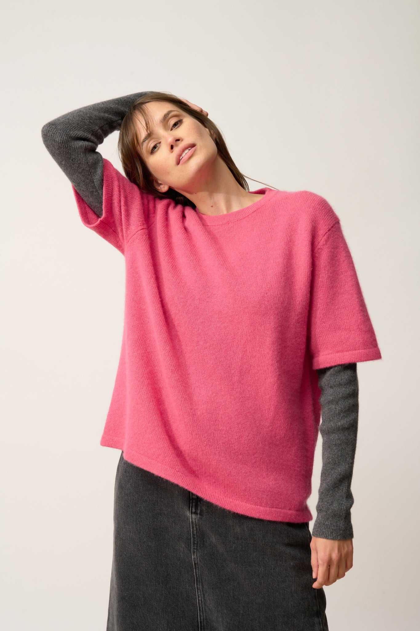 CARLA t-shirt col rond fraise